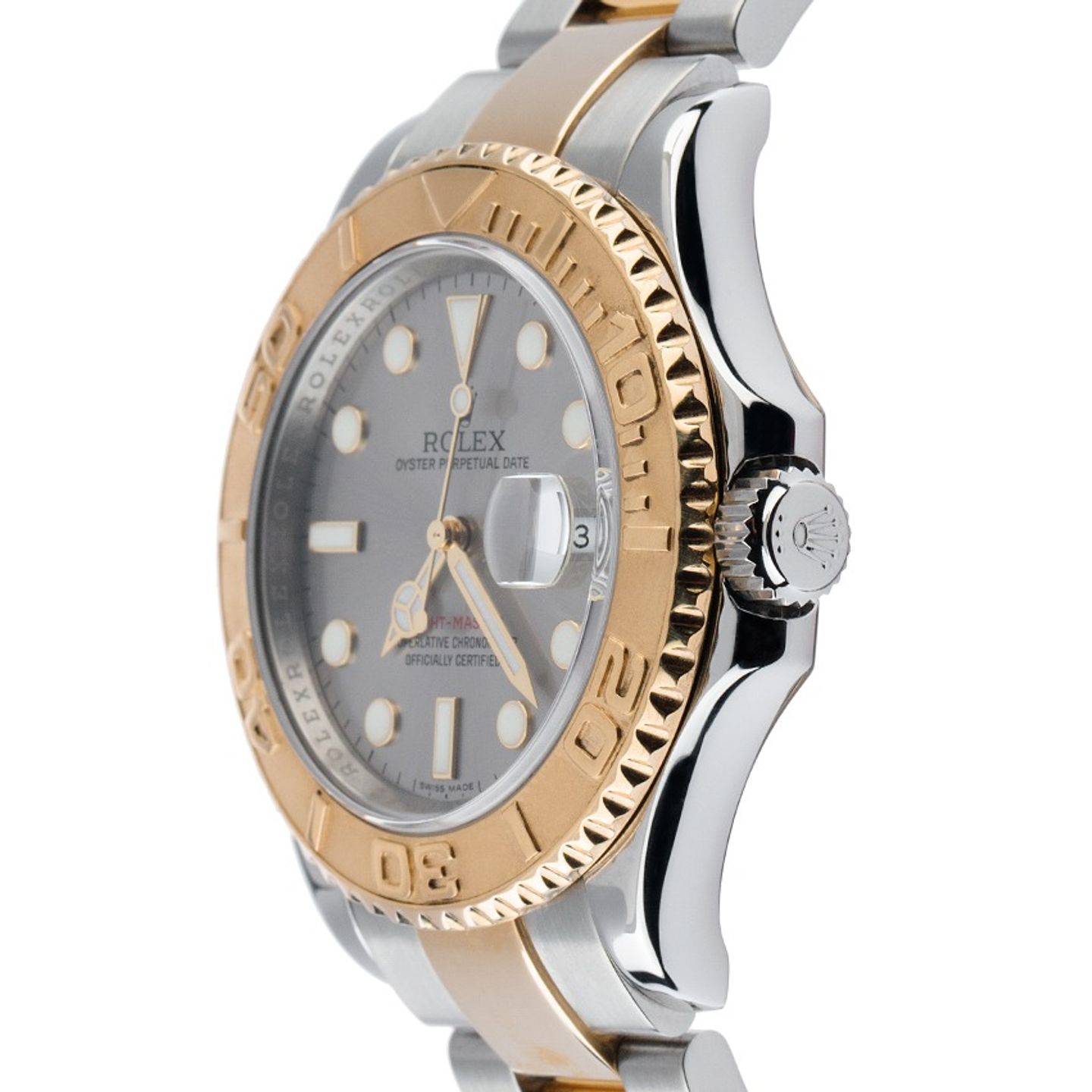 Rolex Yacht-Master 40 16623 (2008) - Grijs wijzerplaat 40mm Goud/Staal (4/8)