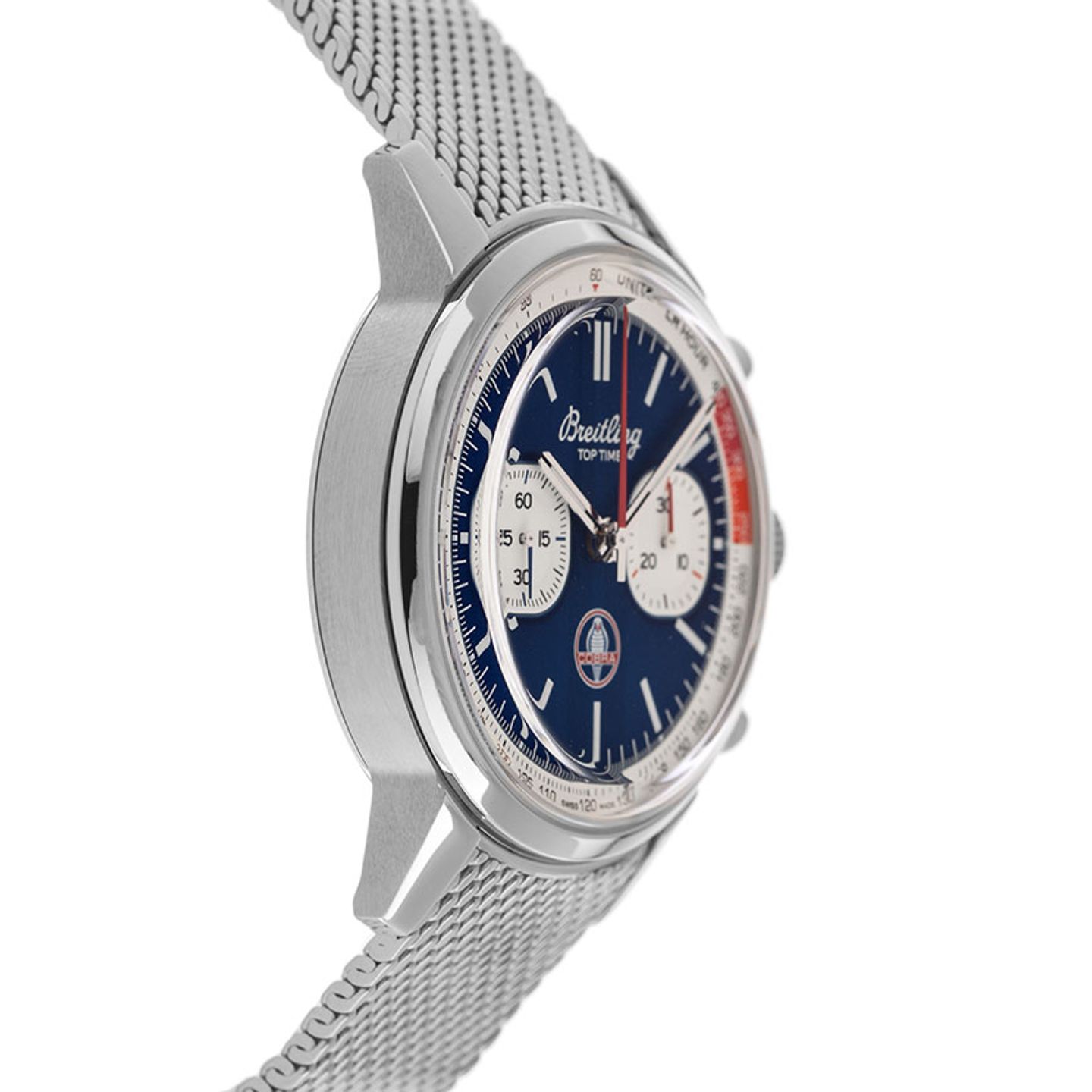 Breitling Top Time AB01763A1C1A1 (2024) - Blue dial 41 mm Steel case (5/7)