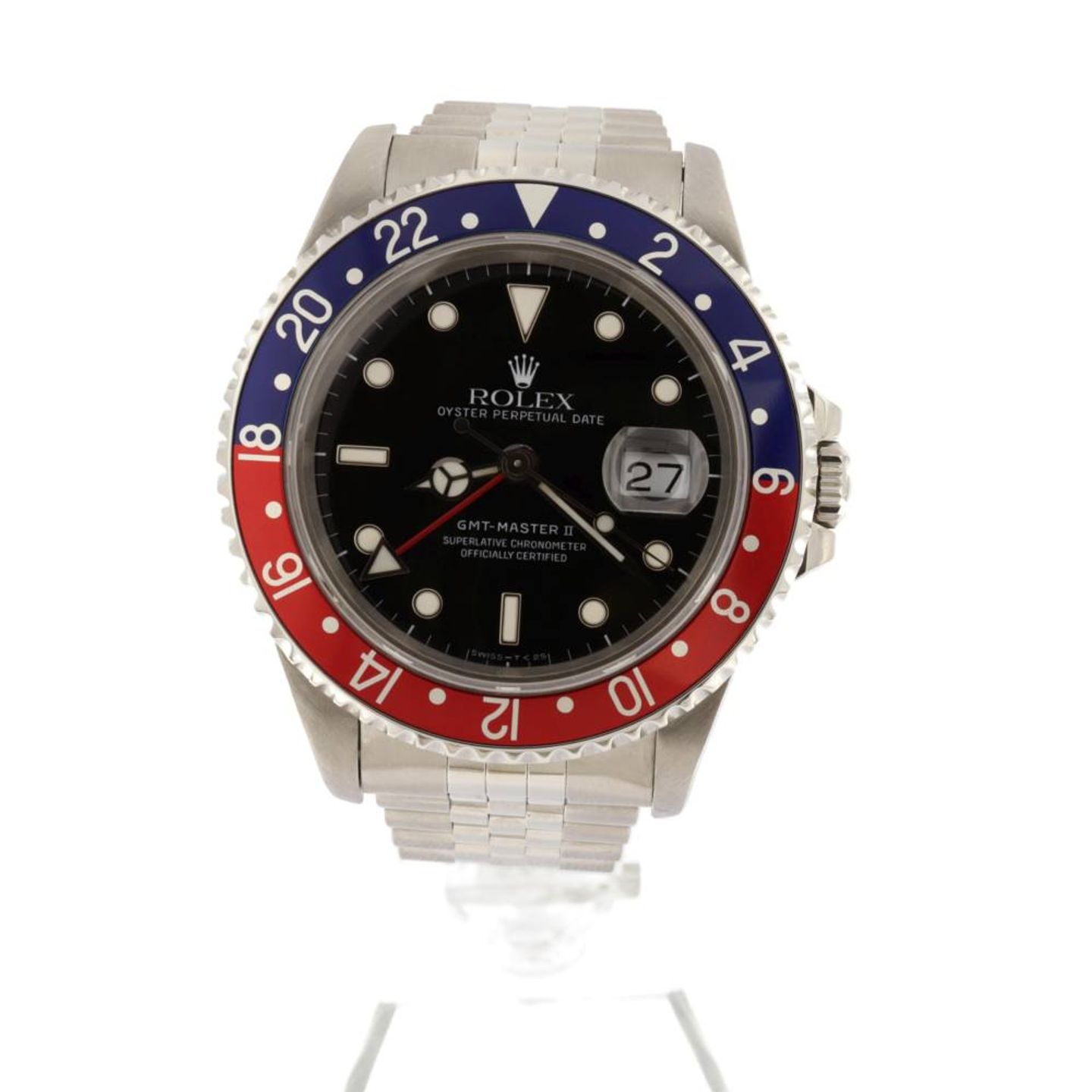 Rolex GMT-Master II 16710 (1994) - 40mm Staal (1/6)