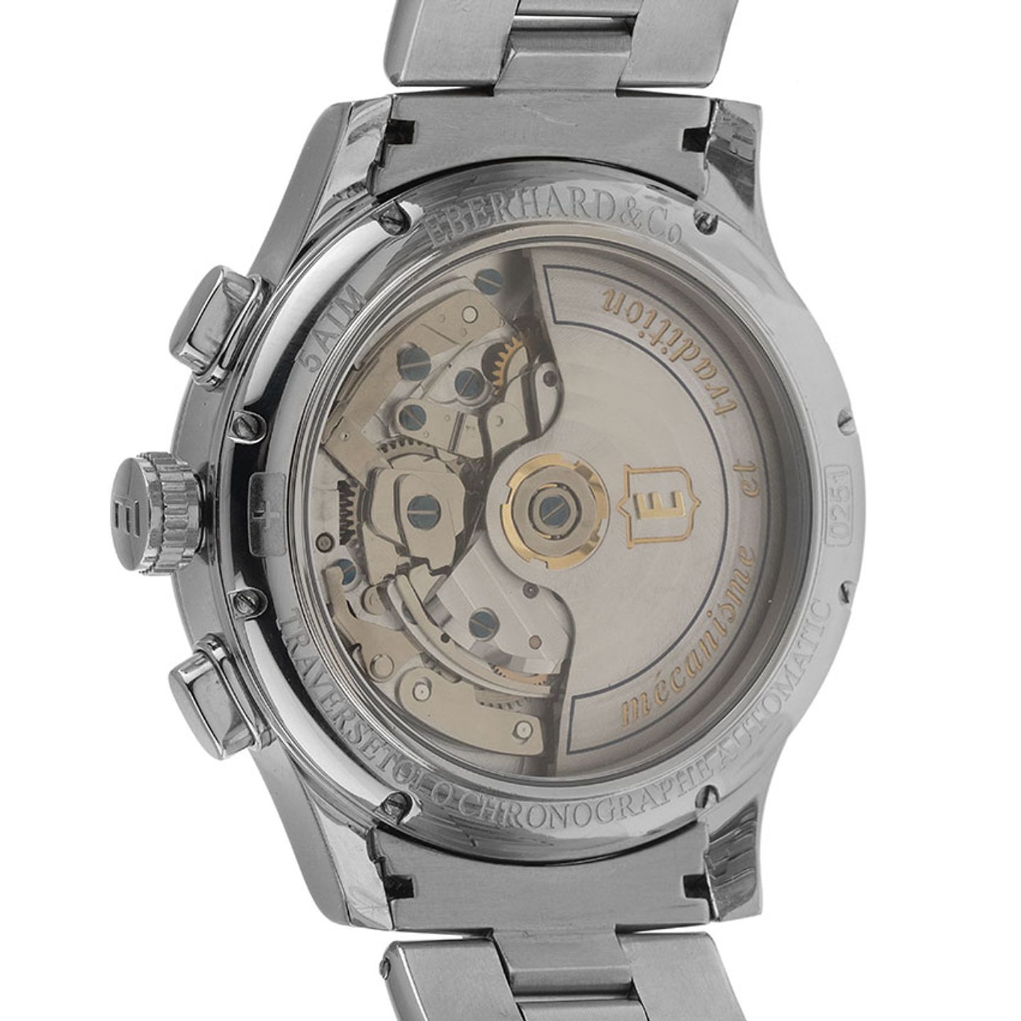 Eberhard & Co. Traversetolo 31051 (2012) - Black dial 44 mm Steel case (6/8)