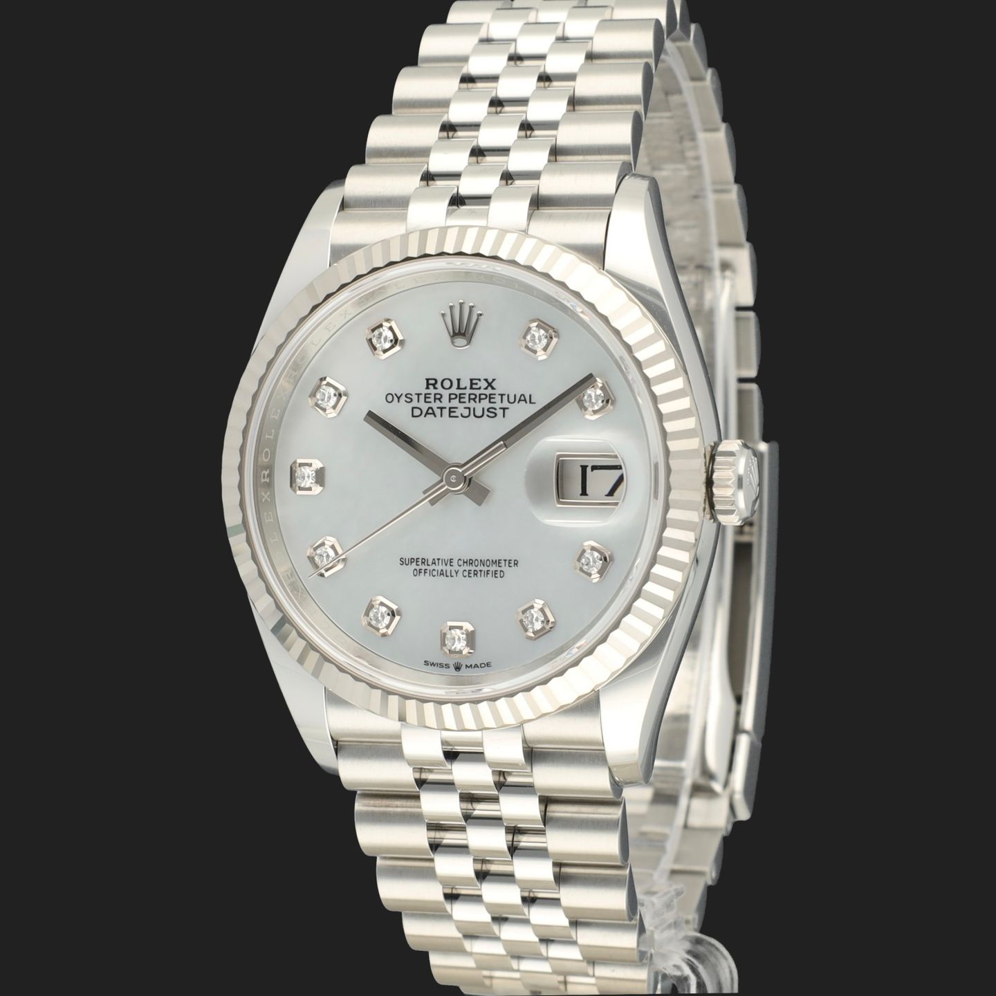 Rolex Datejust 36 126234 (2025) - Parelmoer wijzerplaat 36mm Staal (1/8)