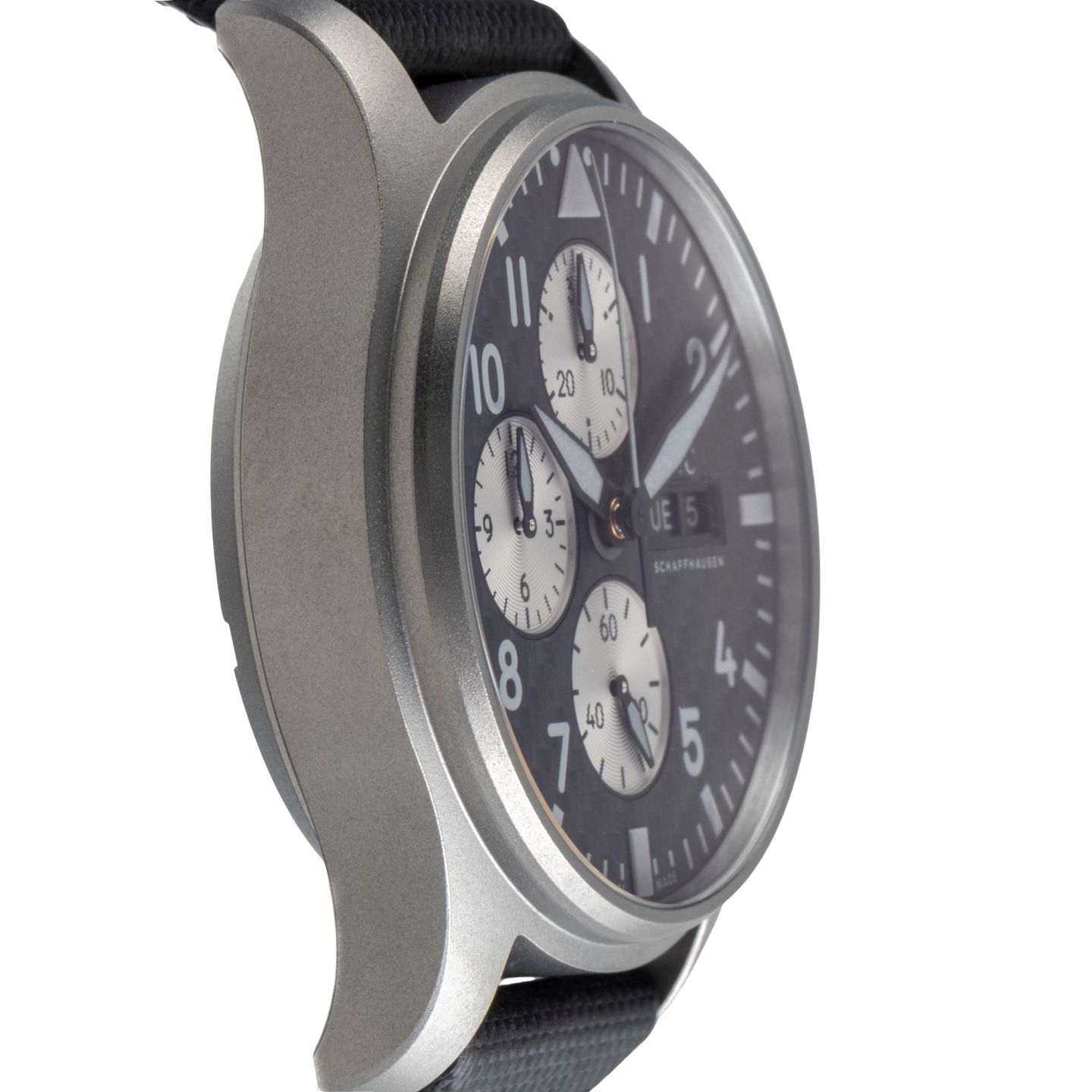 IWC Ingenieur AMG IW377903 (2022) - Black dial 43 mm Titanium case (7/8)