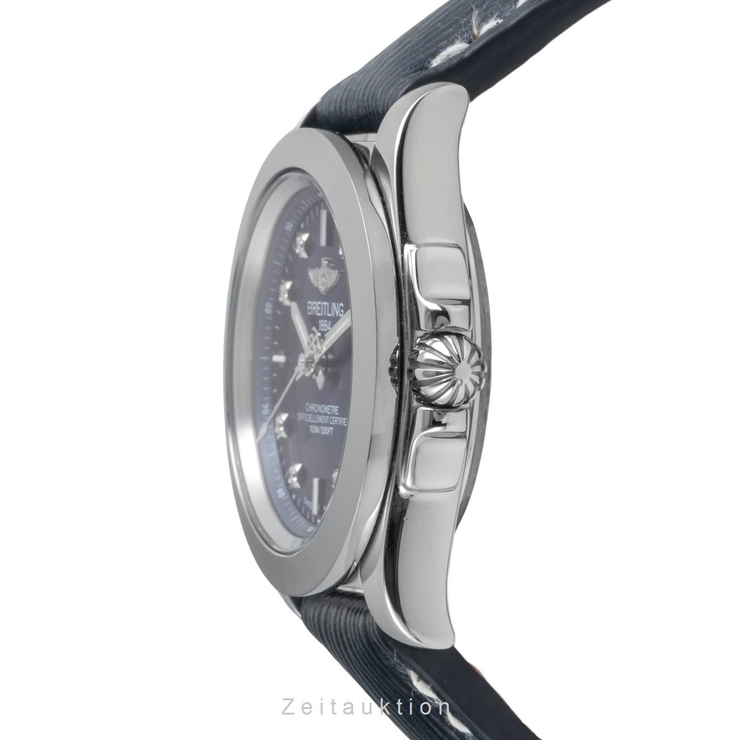Breitling Galactic 32 W7133012/C966/164S (Unknown (random serial)) - Blue dial 32 mm Steel case (5/8)