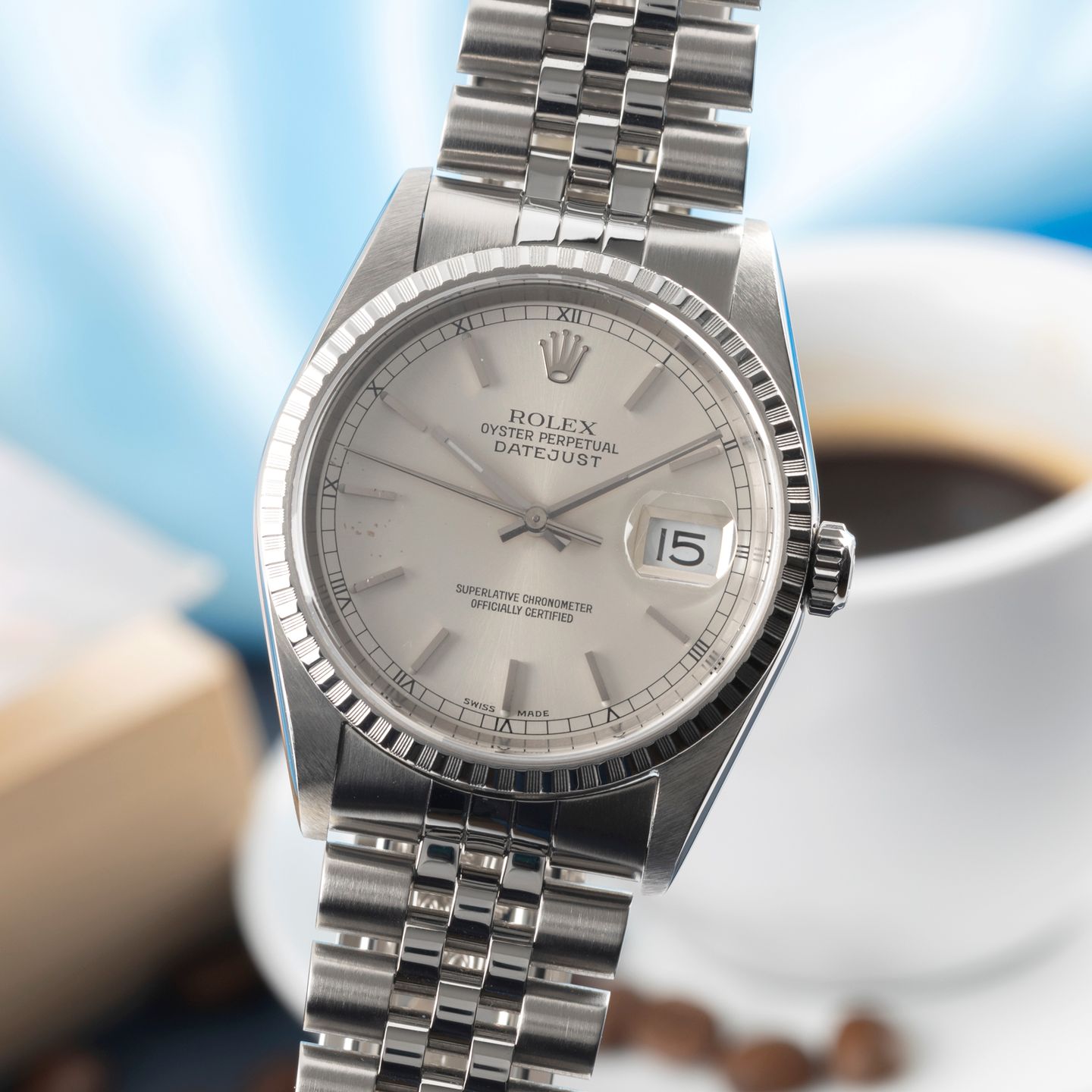 Rolex Datejust 36 16220 (Onbekend (willekeurig serienummer)) - 36mm Staal (3/8)