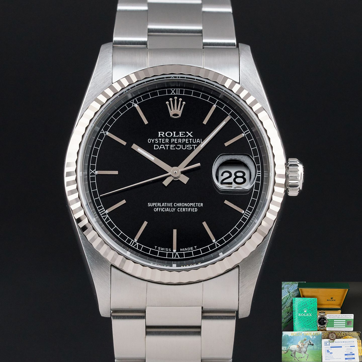 Rolex Datejust 36 16234 (1997) - 36 mm Steel case (1/8)