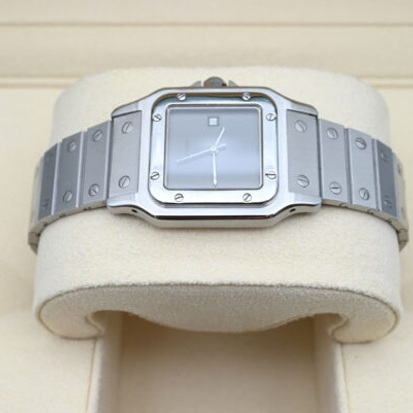 Cartier Santos 2960 (Unknown (random serial)) - Grey dial 29 mm Steel case (3/6)