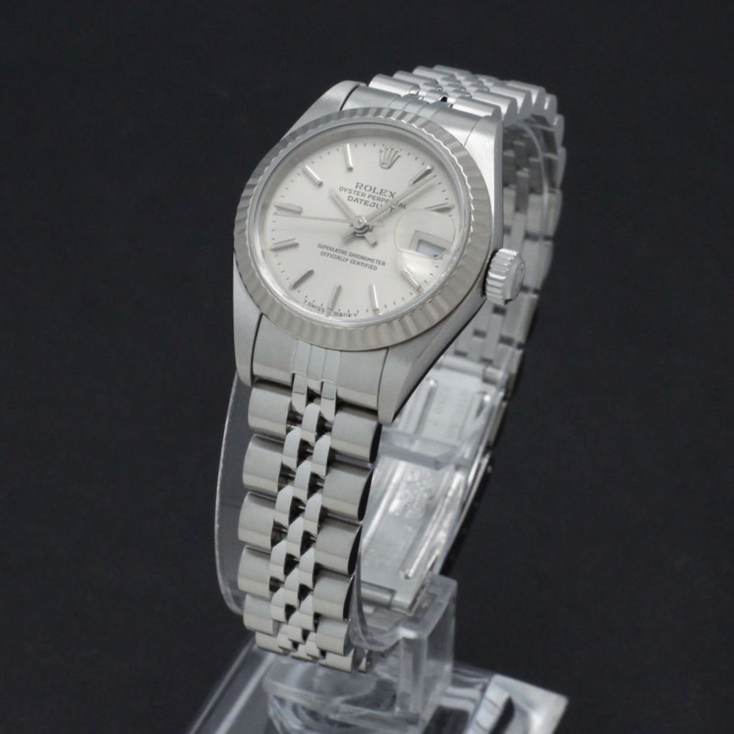 Rolex Lady-Datejust 69174 (1999) - Silver dial 26 mm Steel case (7/7)
