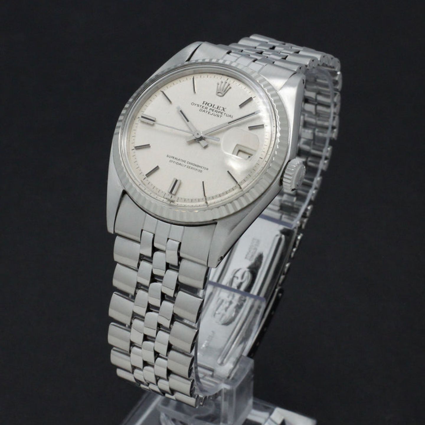 Rolex Datejust 1601 (1969) - Zilver wijzerplaat 36mm Staal (4/6)