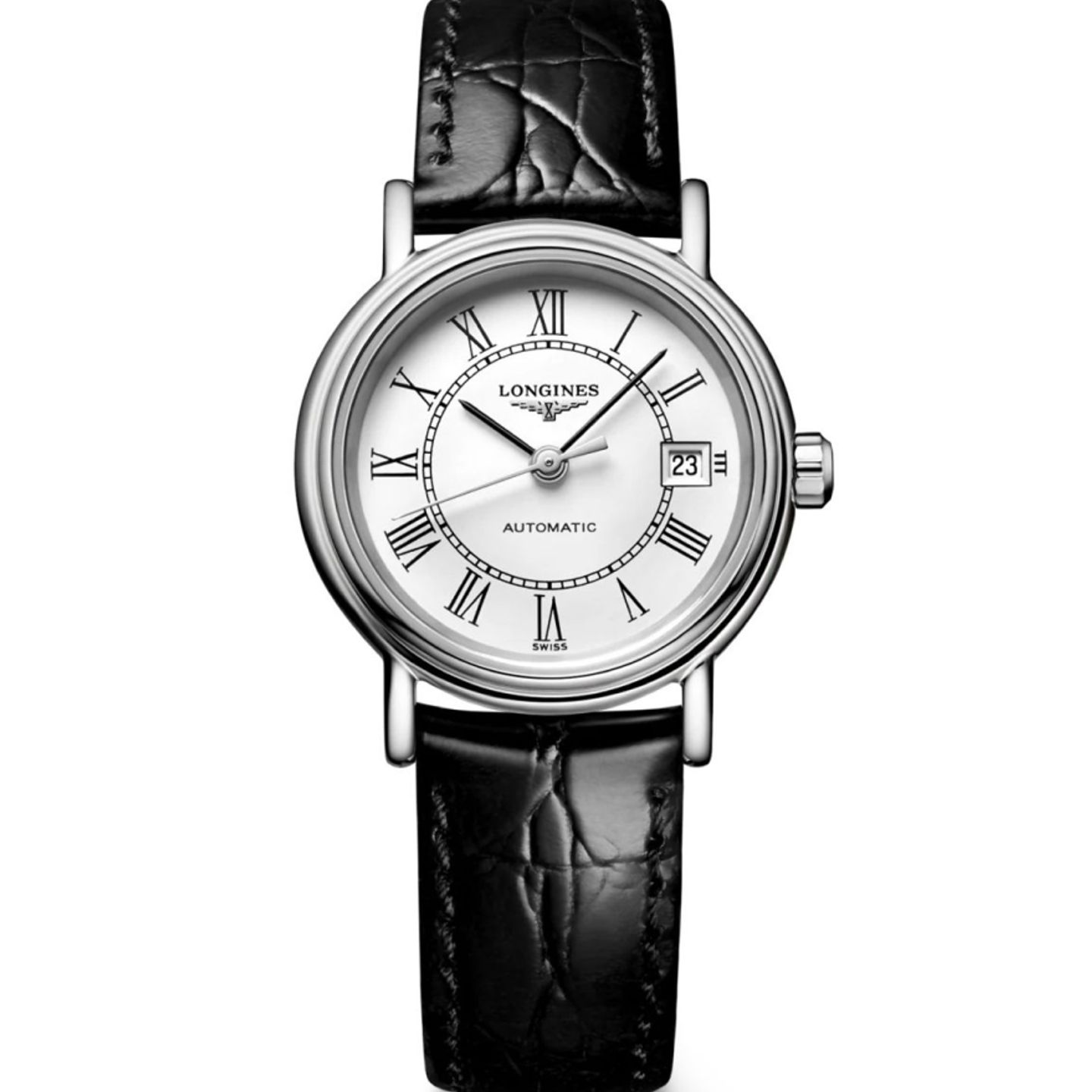 Longines Présence L4.321.4.11.2 (2024) - Wit wijzerplaat 25mm Staal (1/1)