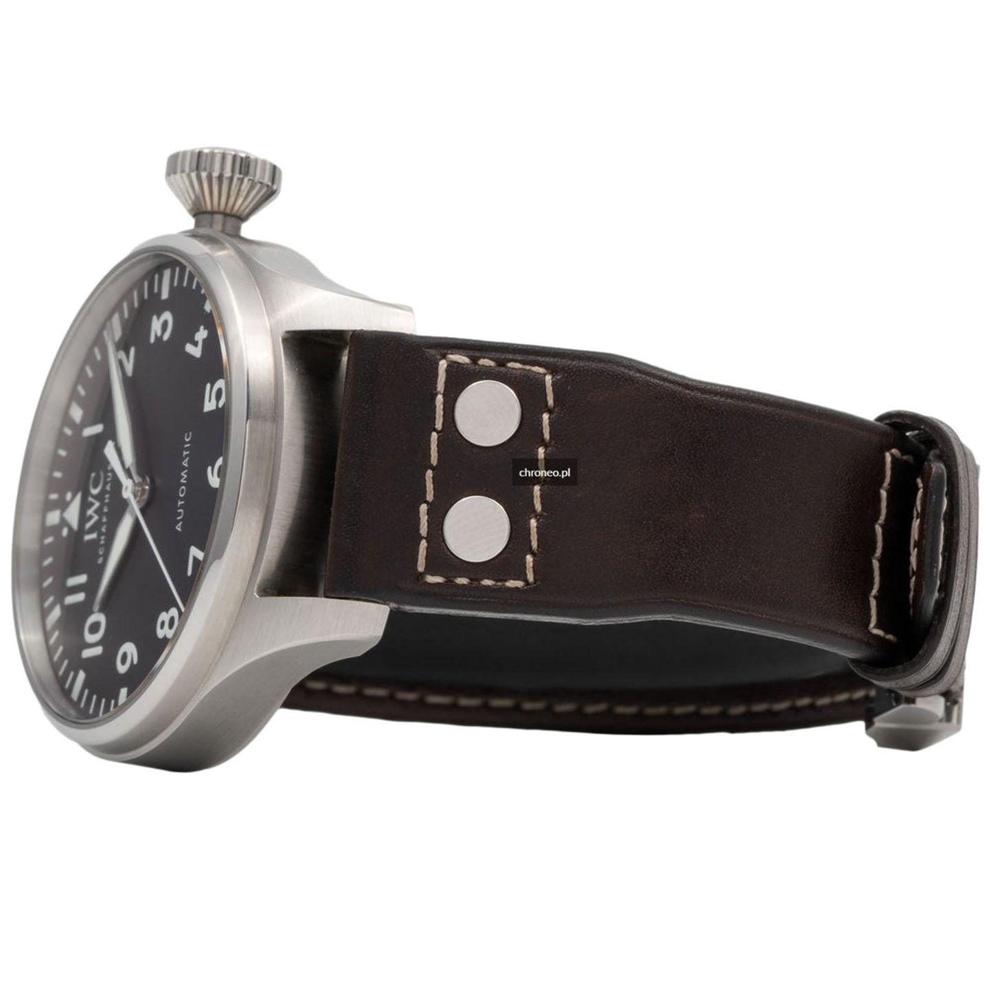 IWC Big Pilot IW329301 (2022) - Zwart wijzerplaat 43mm Staal (7/8)