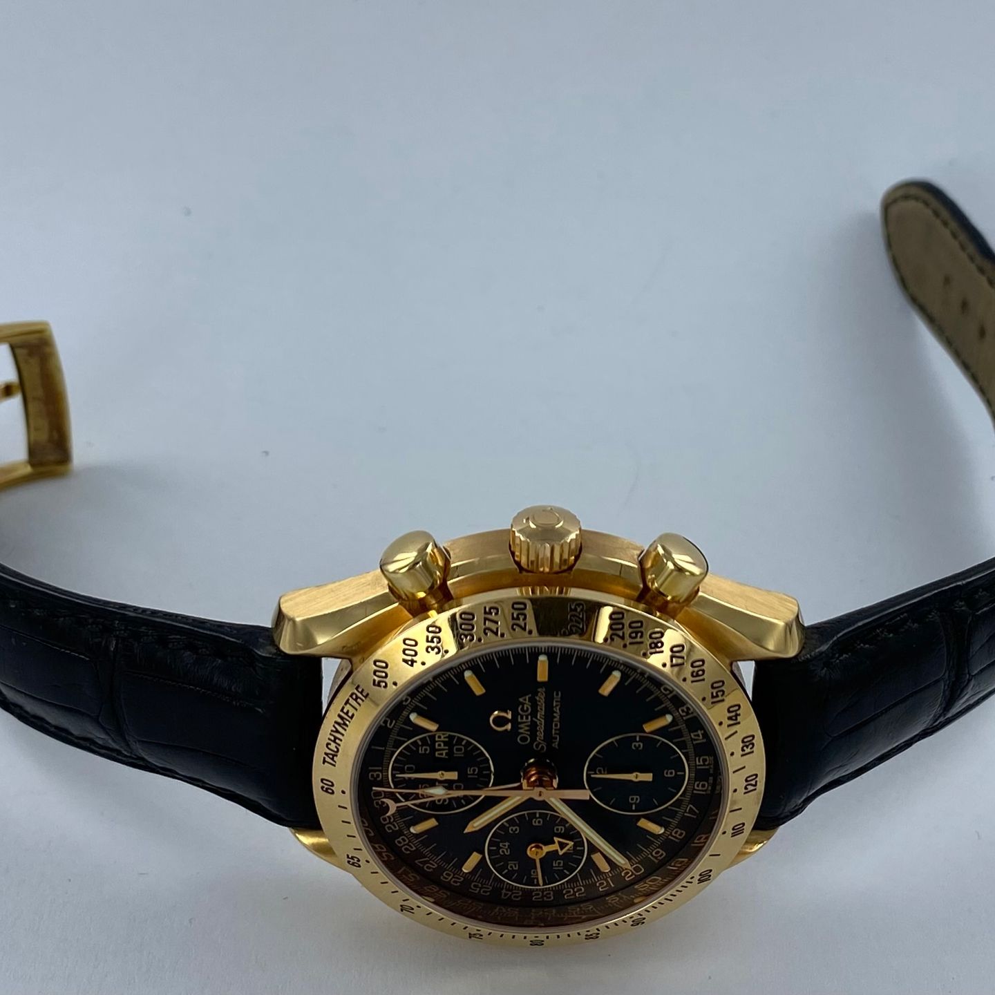 Omega Speedmaster Day Date 3623.50.01 (Unknown (random serial)) - Black dial 39 mm Red Gold case (2/6)