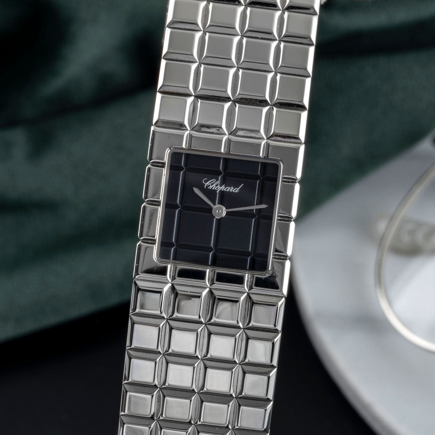 Chopard Ice Cube 11/8898 (2004) - Silver dial 22 mm Steel case (3/8)