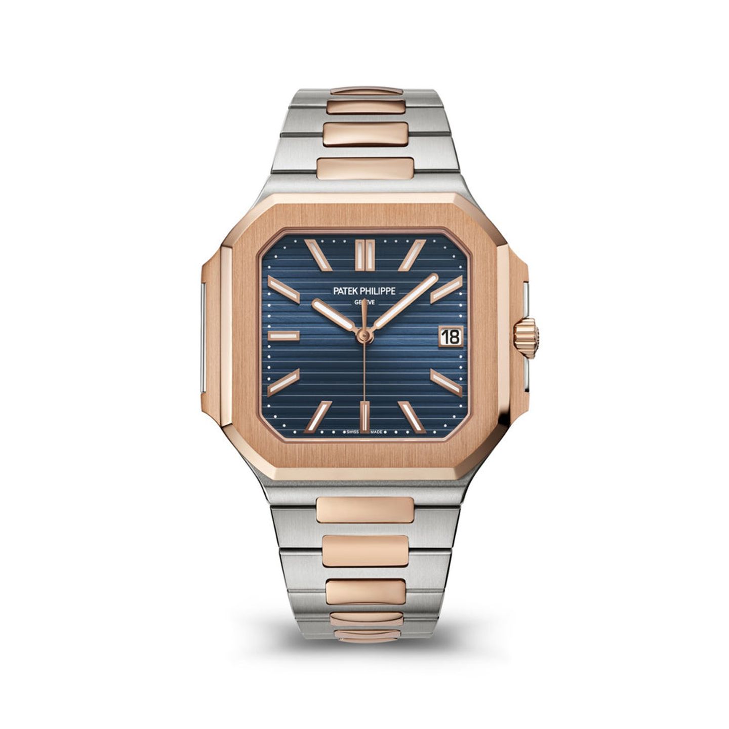 Patek Philippe Cubitus 5821/1AR-001 (2025) - Blue dial 45 mm Gold/Steel case (1/1)