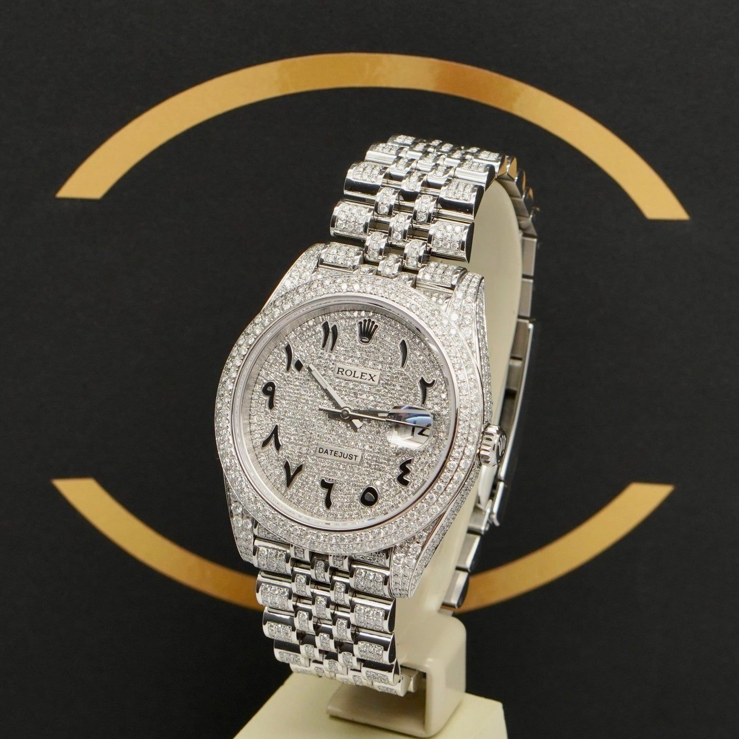 Rolex Datejust 41 126300 (2024) - Diamant wijzerplaat 41mm Staal (2/7)