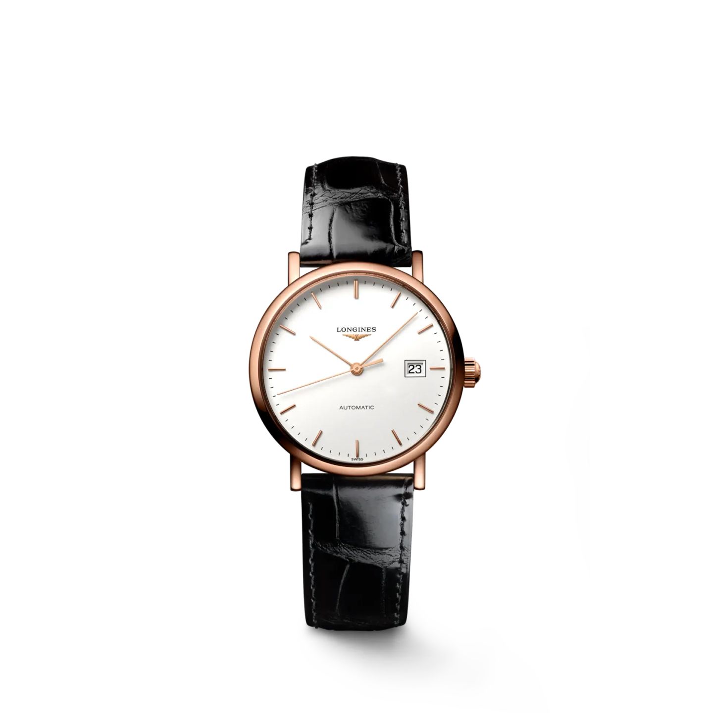Longines Elegant L4.378.8.12.4 (2025) - Wit wijzerplaat 27mm Roségoud (1/1)