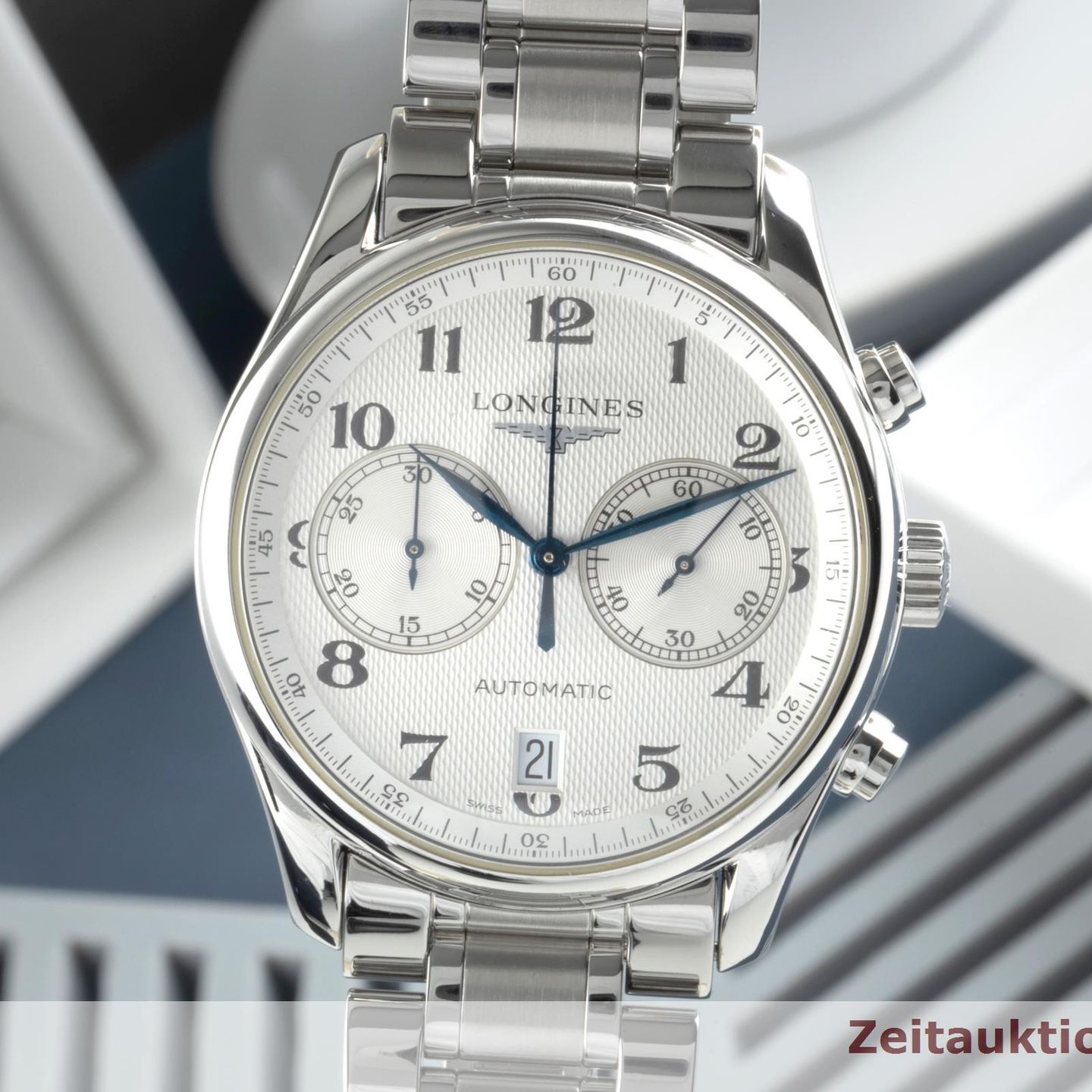 Longines Master Collection L2.629.4.78.6 (2008) - Silver dial 40 mm Steel case (3/8)