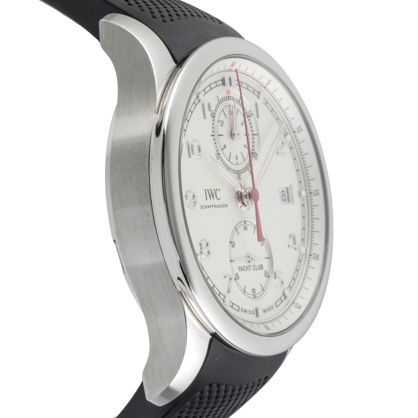 IWC Portuguese Yacht Club Chronograph IW390502 (Unknown (random serial)) - Silver dial 44 mm Steel case (7/8)