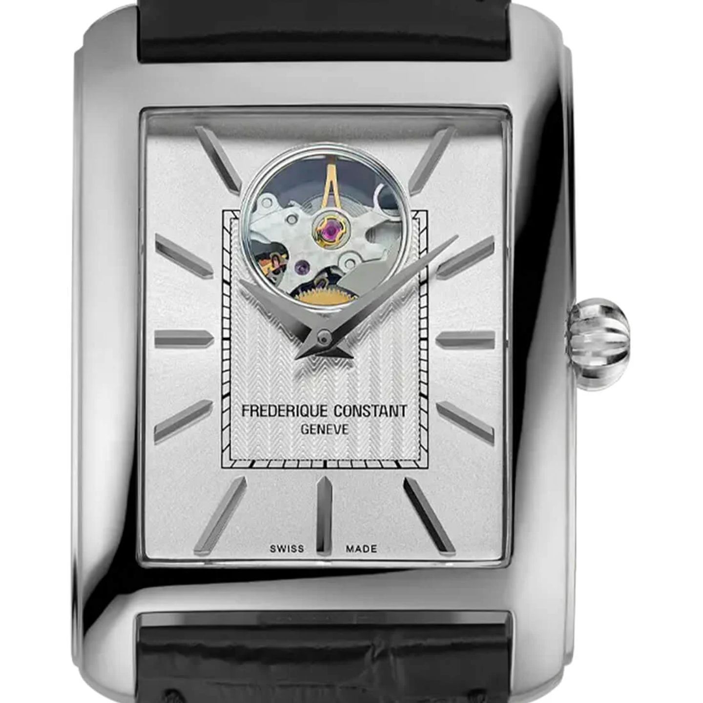 Frederique Constant Classics Carree FC-311S4C6 (2024) - Onbekend wijzerplaat 33mm Staal (2/3)