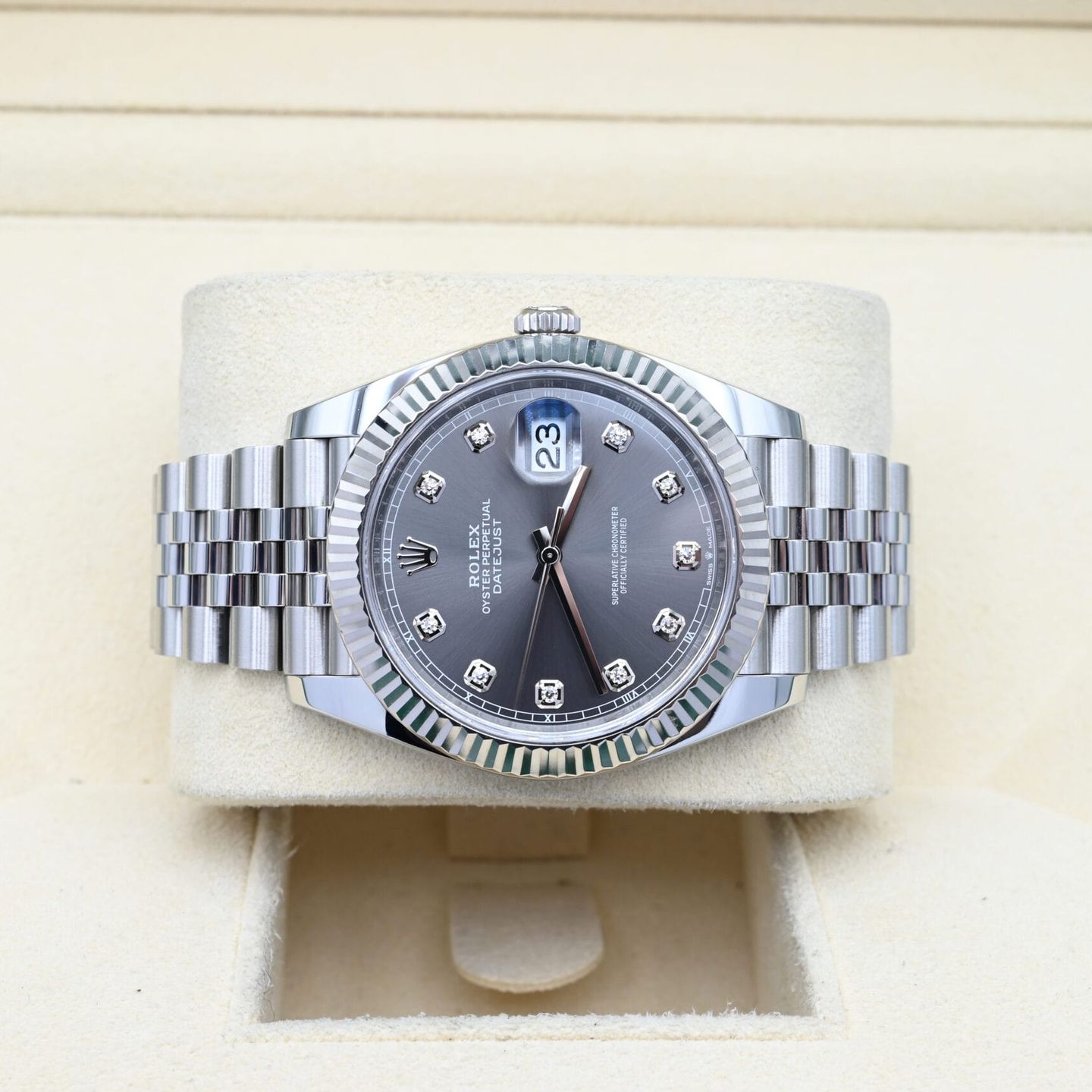 Rolex Datejust 41 126334 (2024) - Grey dial 41 mm Steel case (5/7)