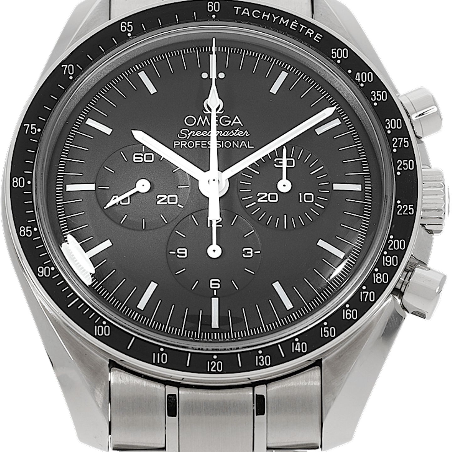 Omega Speedmaster Professional Moonwatch 311.30.42.30.01.005 (2019) - Black dial 42 mm Steel case (2/5)