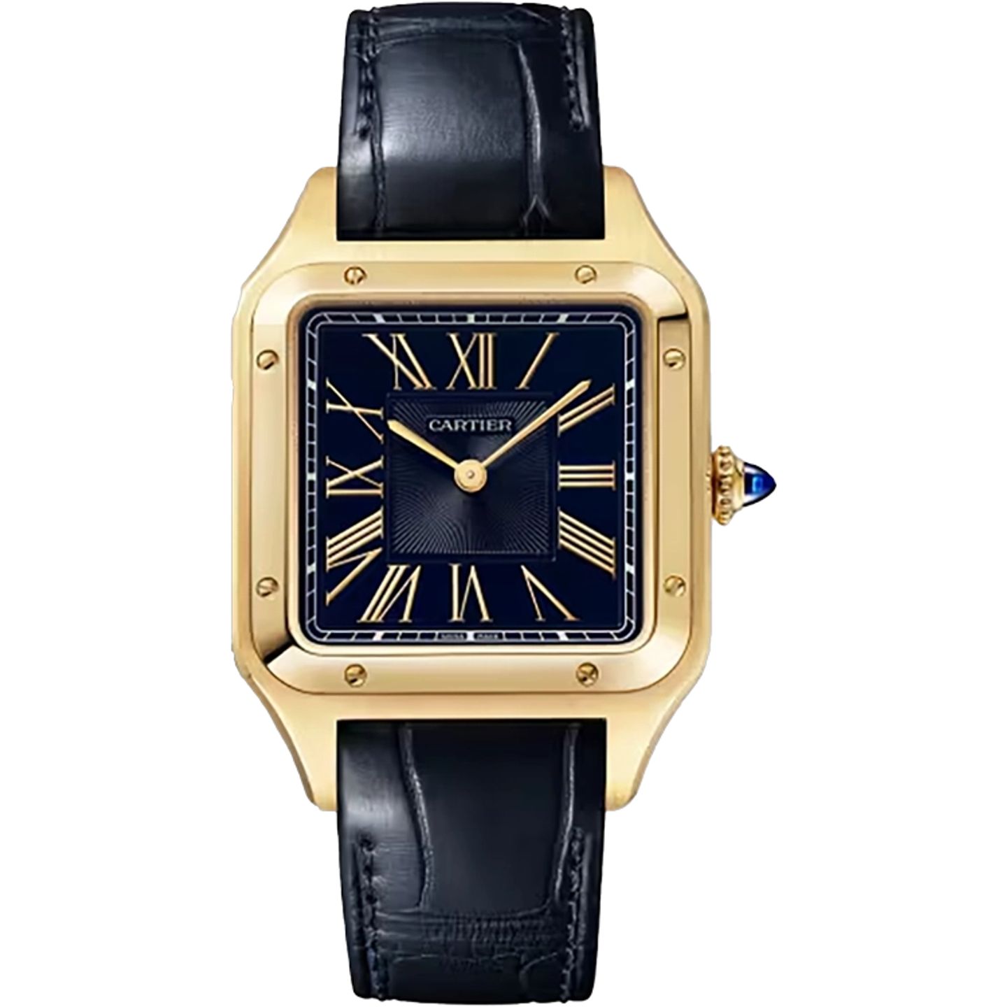 Cartier Santos Dumont WGSA0115 (2025) - Blue dial 31 mm Yellow Gold case (1/1)