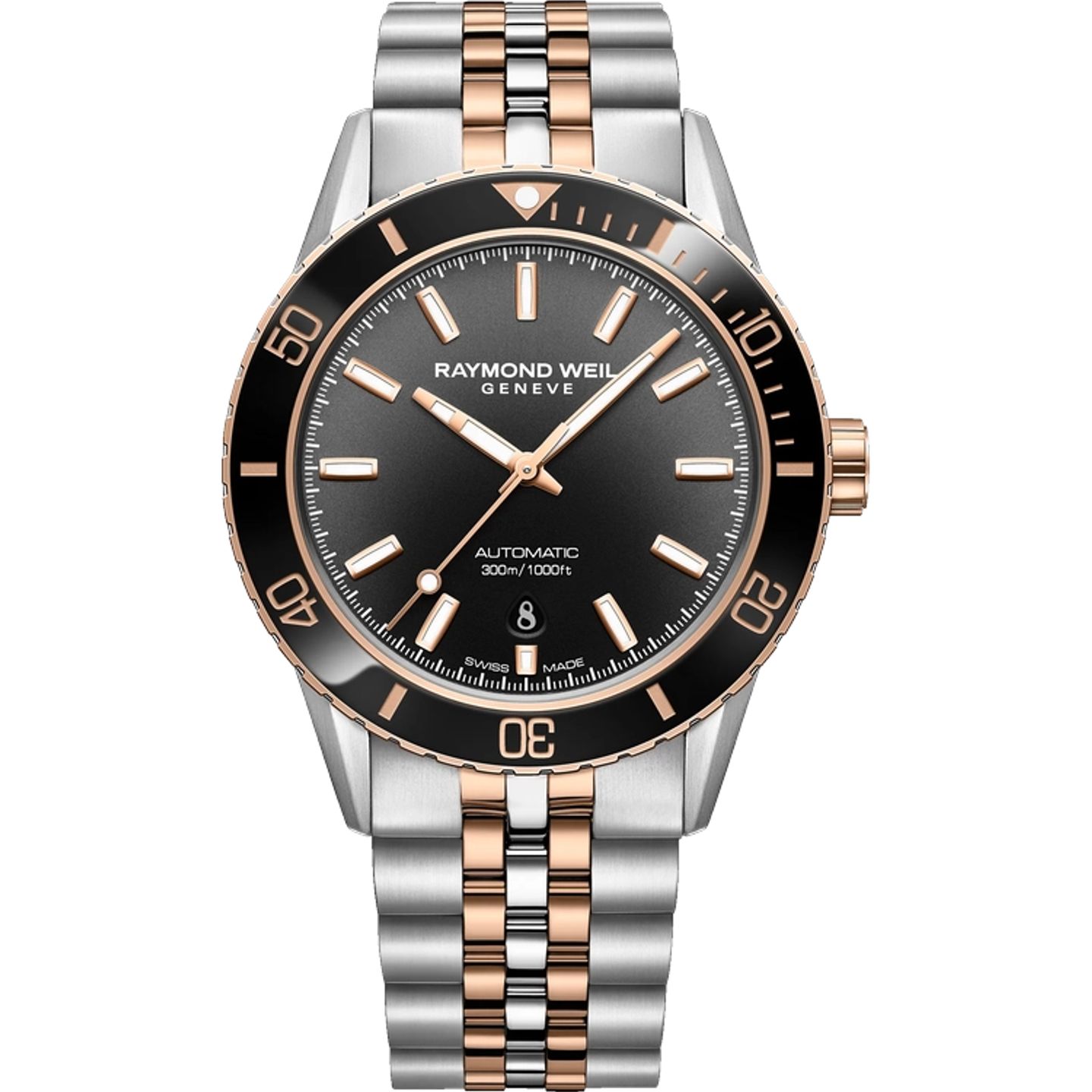 Raymond Weil Freelancer 2775-S51-20051 (2026) - Black dial 43 mm Steel case (1/1)