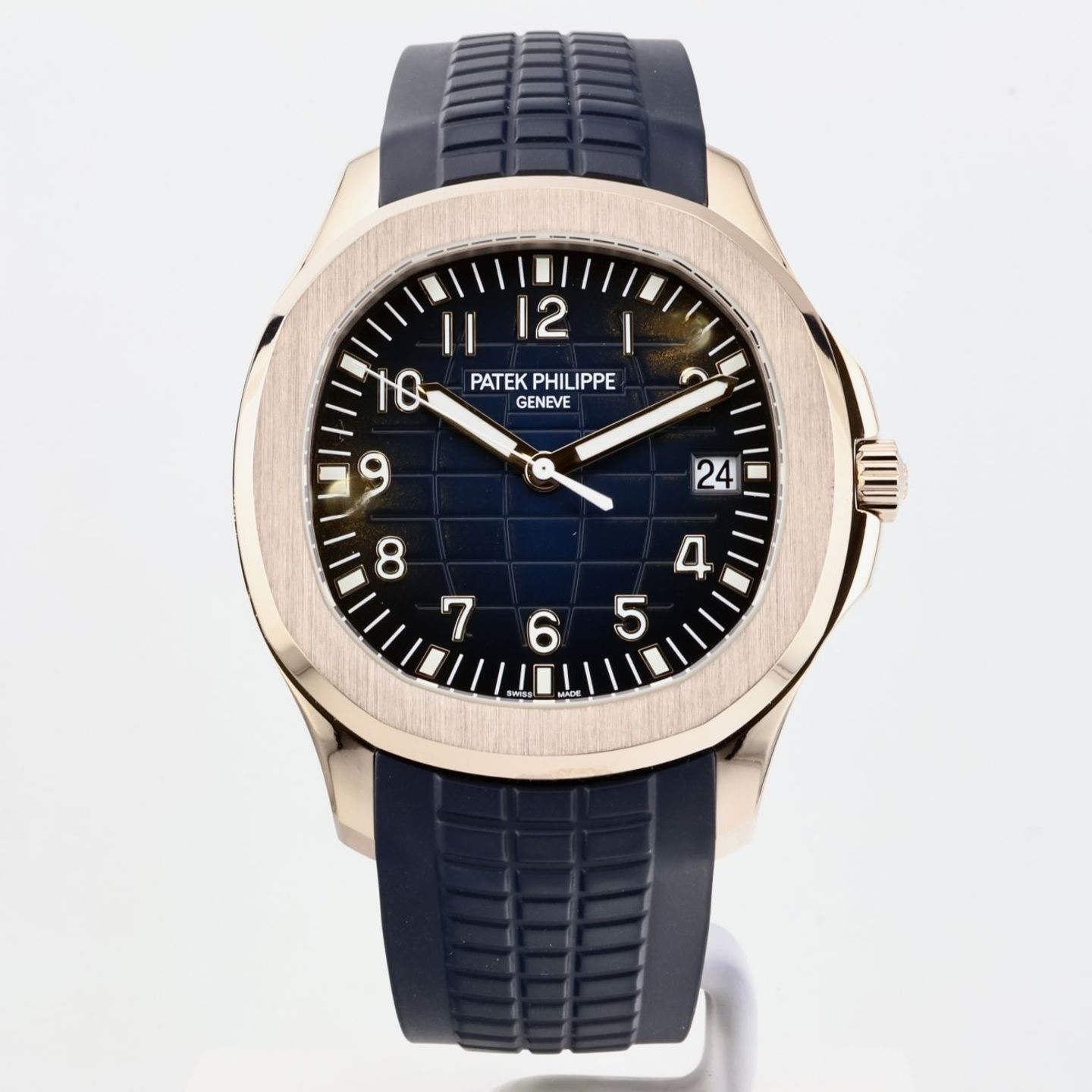 Patek Philippe Aquanaut 5168G-001 (2020) - Blue dial 42 mm White Gold case (2/2)