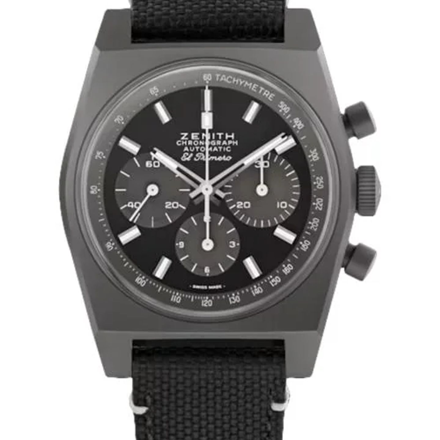 Zenith El Primero Chronomaster 97.T384.4061/21.C822 (2026) - Zwart wijzerplaat 37mm Titanium (1/1)