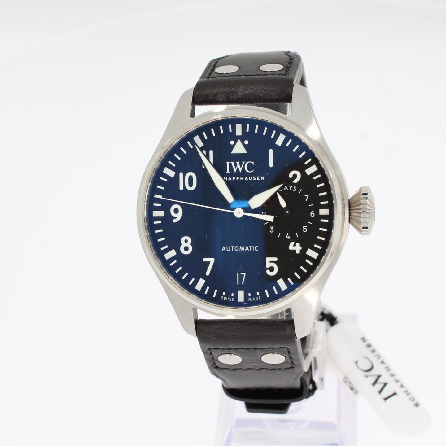 IWC Big Pilot IW501001 (2024) - Zwart wijzerplaat 46mm Staal (1/4)