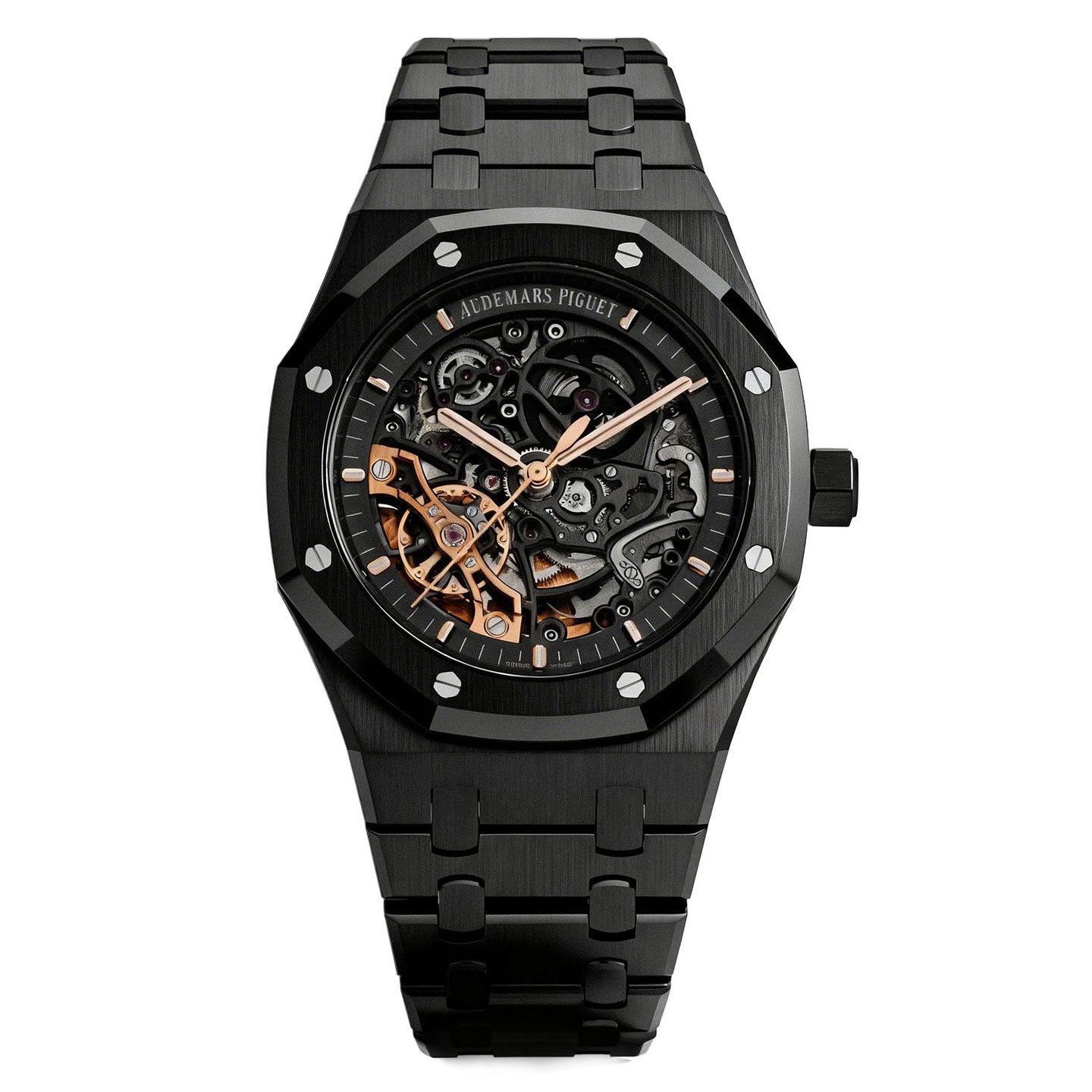 Audemars Piguet Royal Oak Double Balance Wheel Openworked 15416CE.OO.1225CE.01 (2023) - Transparent dial 41 mm Ceramic case (1/2)