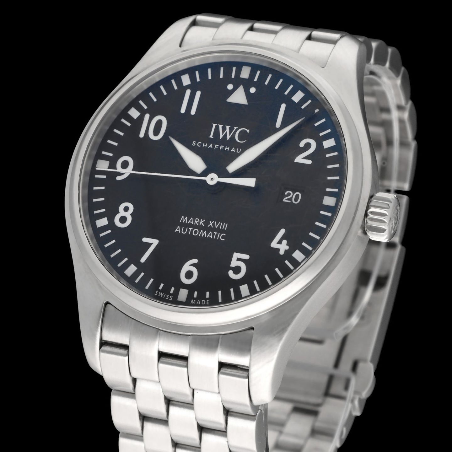 IWC Pilot Mark IW327011 (2016) - Grey dial 40 mm Steel case (7/8)