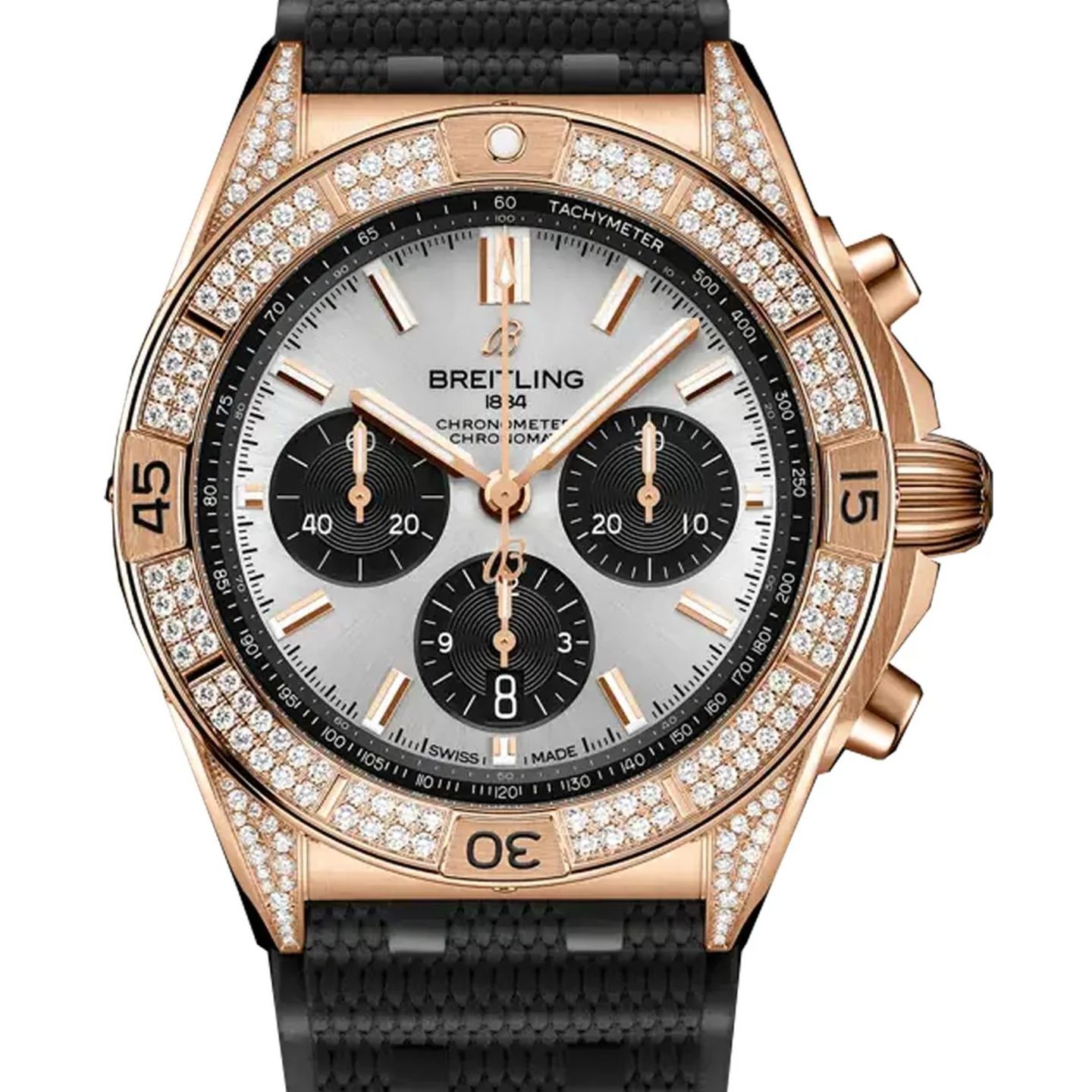Breitling Chronomat 42 RB0134721G1S2 (2026) - Silver dial 42 mm Red Gold case (1/1)