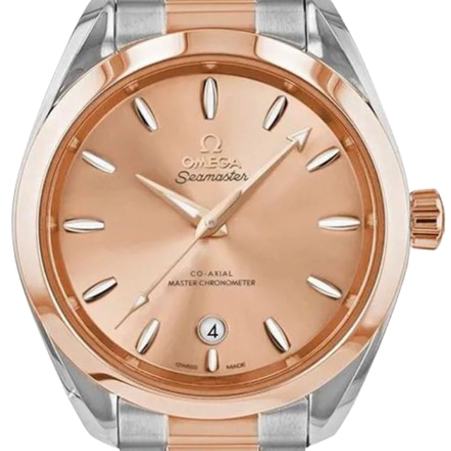 Omega Seamaster Aqua Terra 220.20.34.20.10.001 (2025) - Pink dial 34 mm Gold/Steel case (1/1)