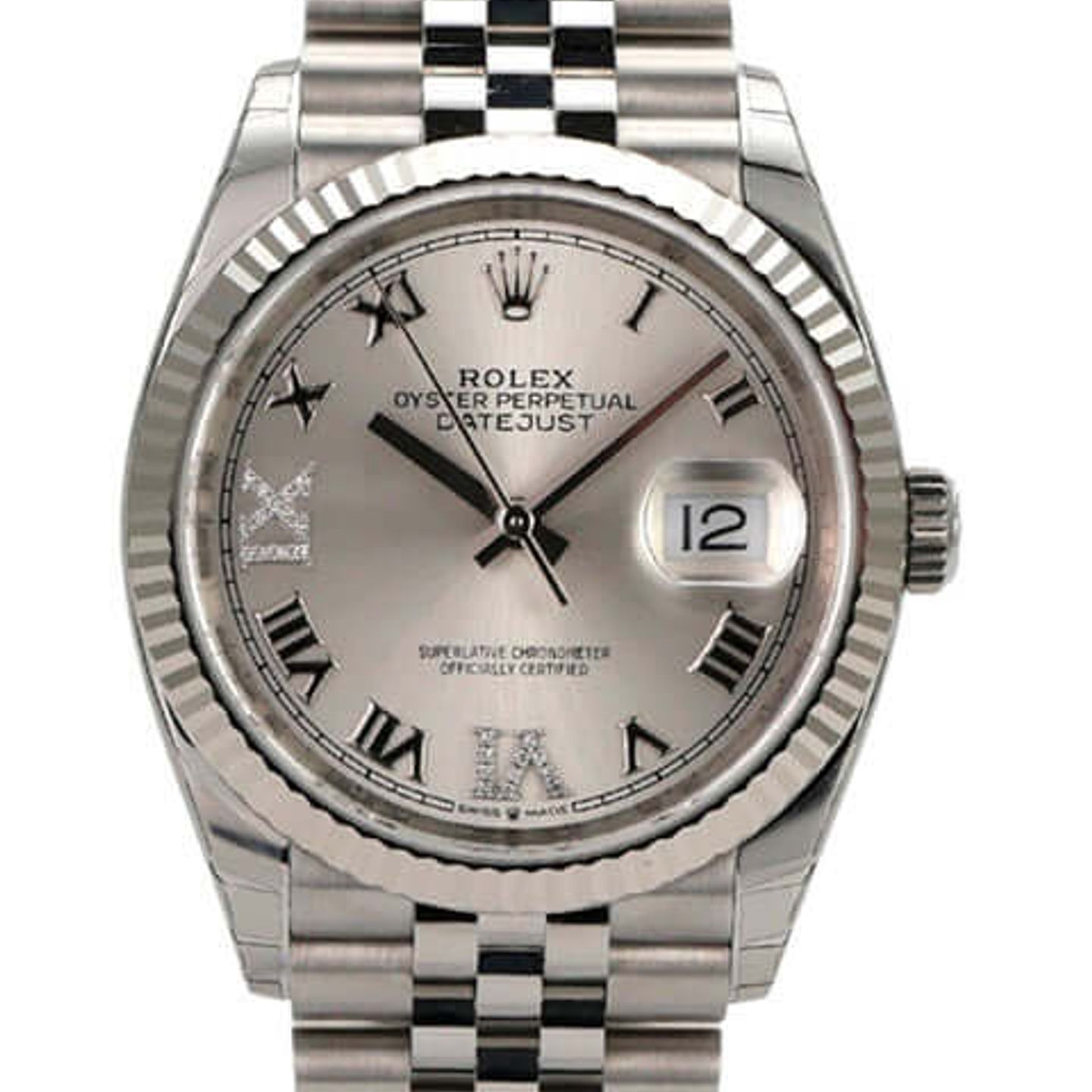 Rolex Datejust 36 126234 (2020) - Silver dial 36 mm Steel case (1/8)