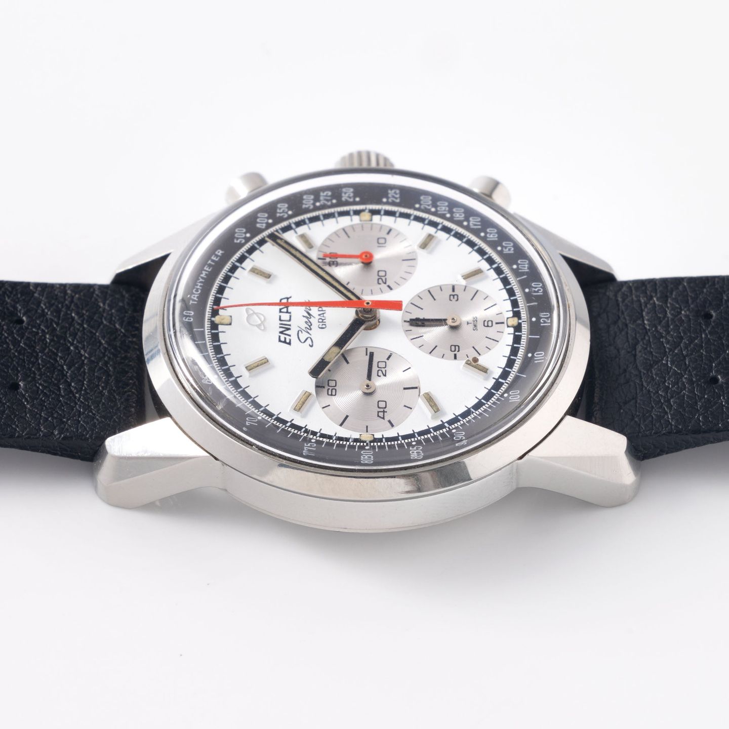 Enicar Sherpa 072-02-01 (1960) - White dial 40 mm Steel case (6/8)