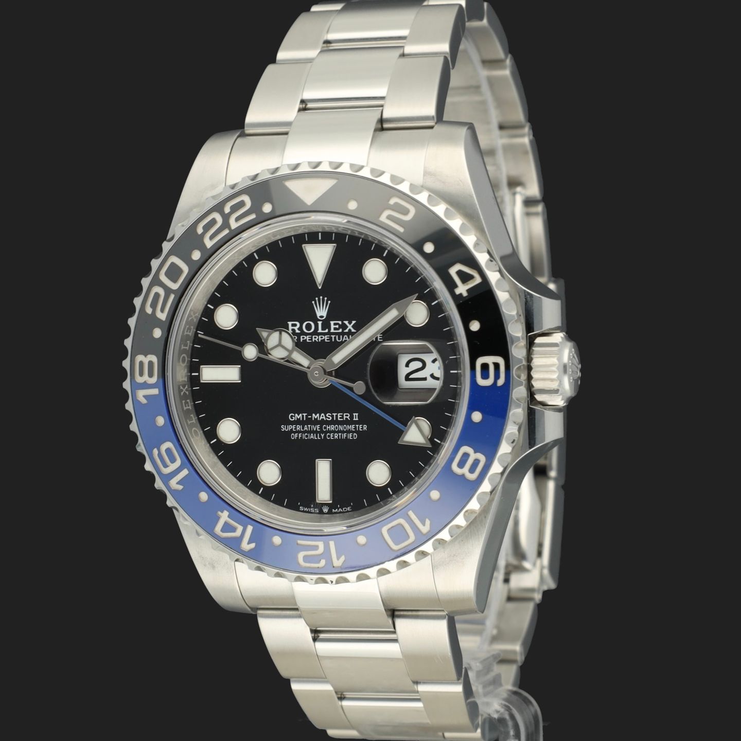 Rolex GMT-Master II 126710BLNR (2022) - Zwart wijzerplaat 40mm Staal (1/8)