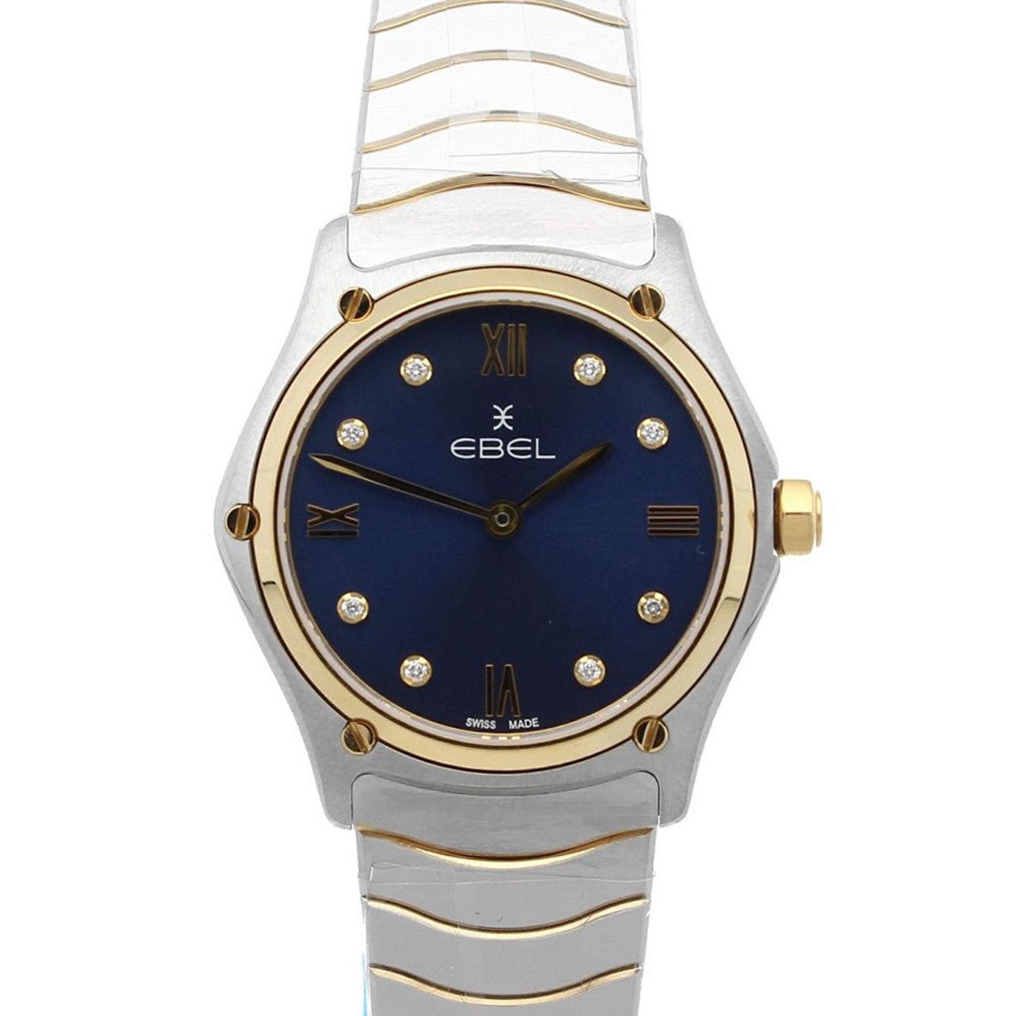 Ebel Sport 1216446A (2024) - Blue dial 30 mm Gold/Steel case (1/6)