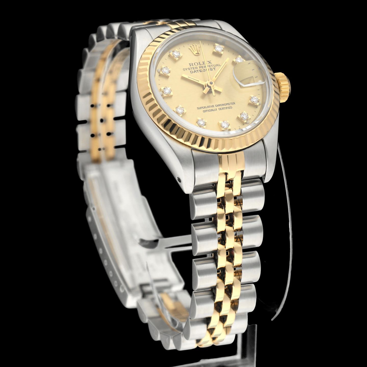 Rolex Lady-Datejust 69173G (1990) - 26 mm Gold/Steel case (6/8)