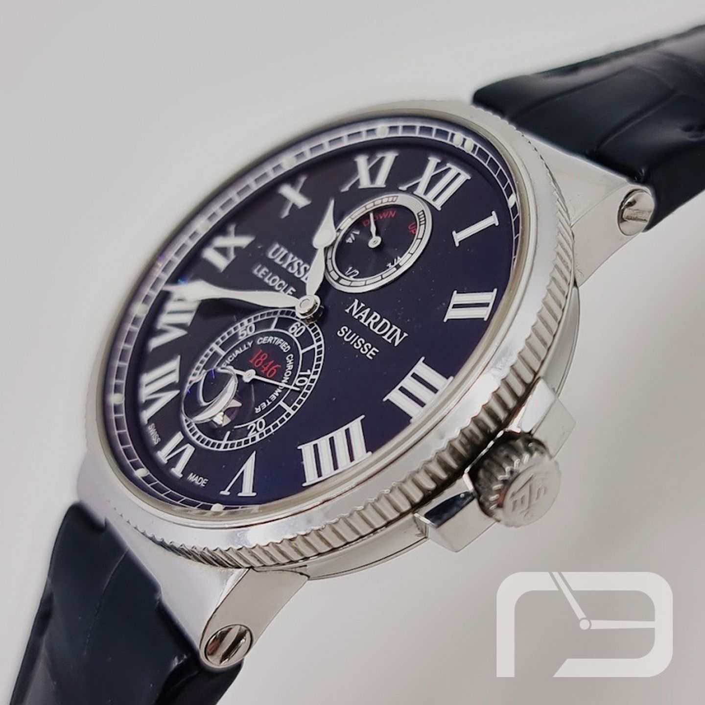 Ulysse Nardin Marine 263-67-3/42 (Unknown (random serial)) - Black dial 43 mm Steel case (3/8)