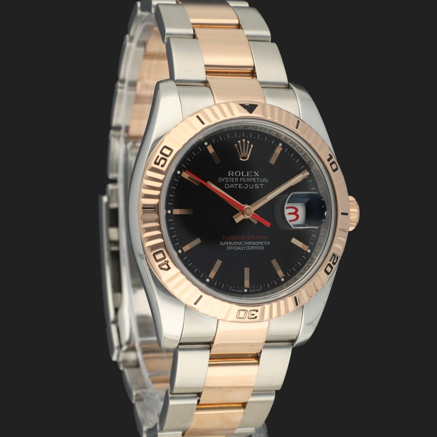 Rolex Datejust Turn-O-Graph 116261 (2007) - 36mm Goud/Staal (4/8)