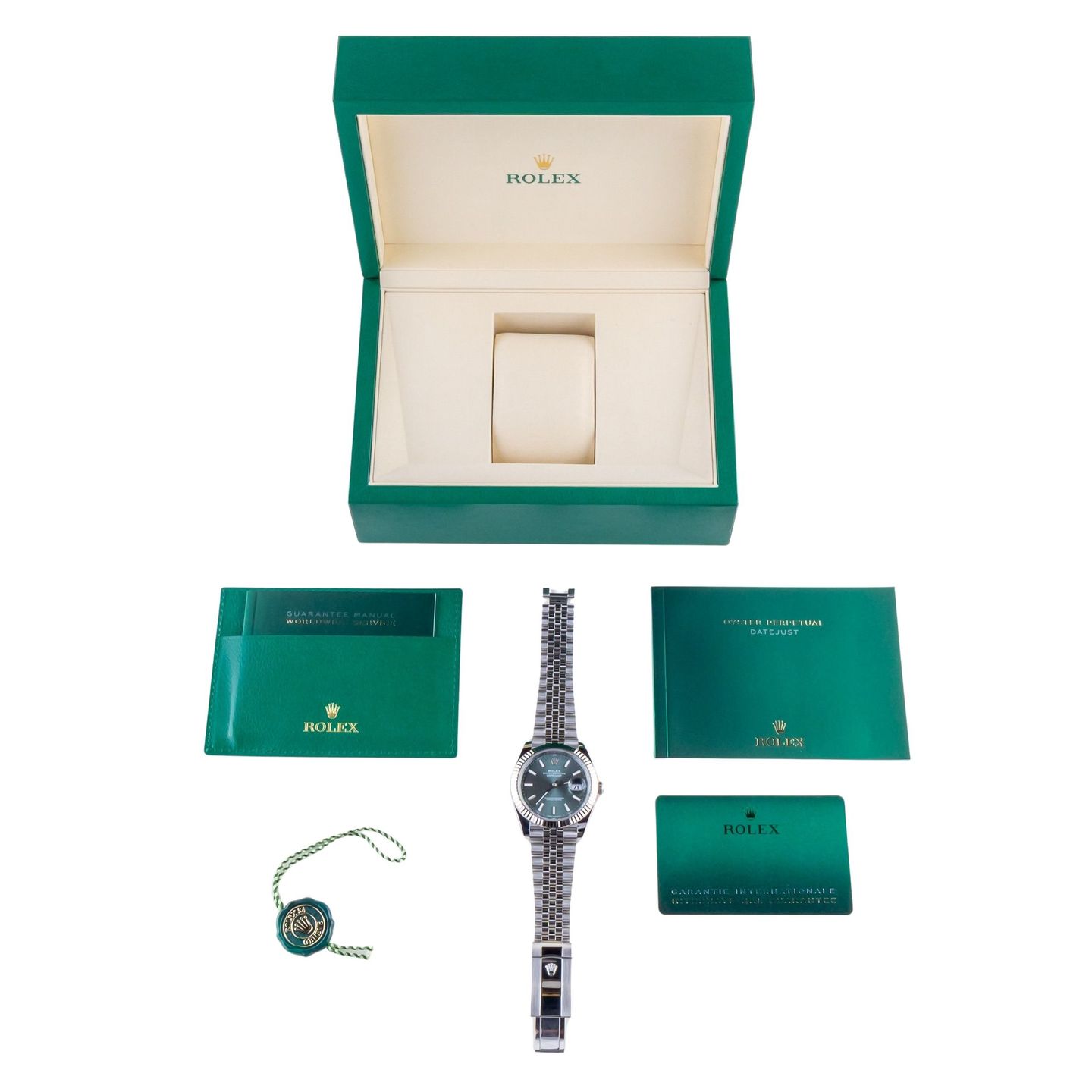 Rolex Datejust 41 126334-D (2025) - Green dial 41 mm Steel case (8/8)