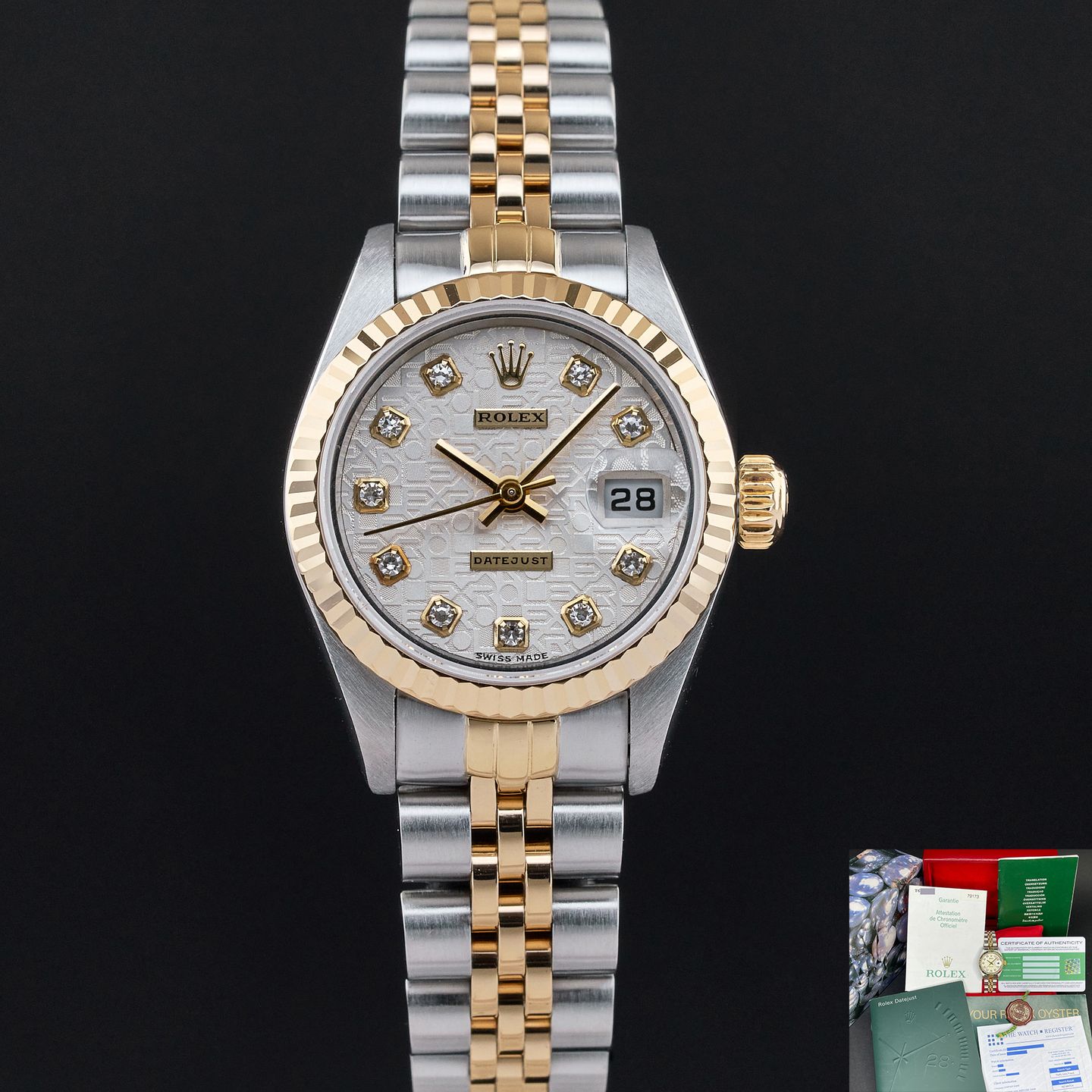 Rolex Lady-Datejust 79173 (2002) - 26 mm Gold/Steel case (1/8)