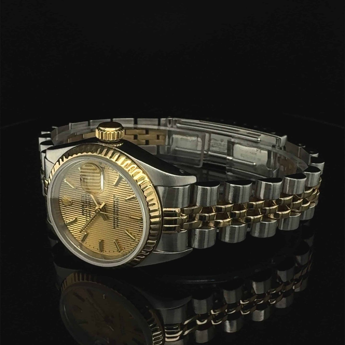 Rolex Lady-Datejust 69173 (1988) - Goud wijzerplaat 26mm Goud/Staal (8/8)