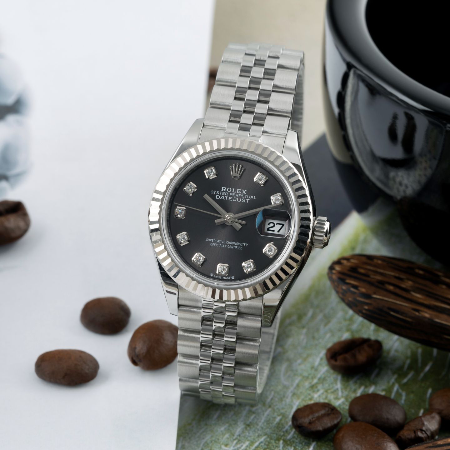 Rolex Lady-Datejust 279174 (2016) - 28mm Staal (1/8)