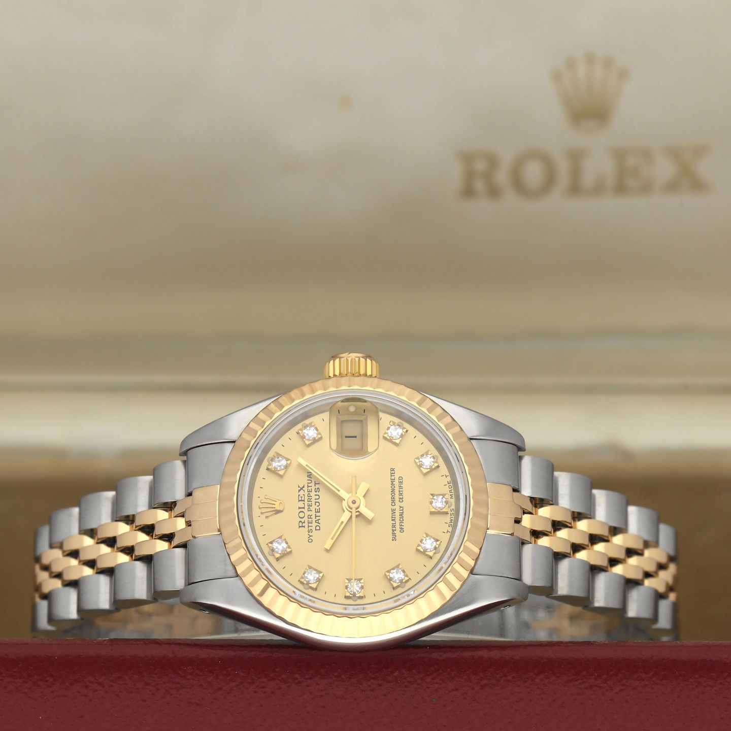 Rolex Lady-Datejust 69173G (1991) - 26 mm Gold/Steel case (3/8)