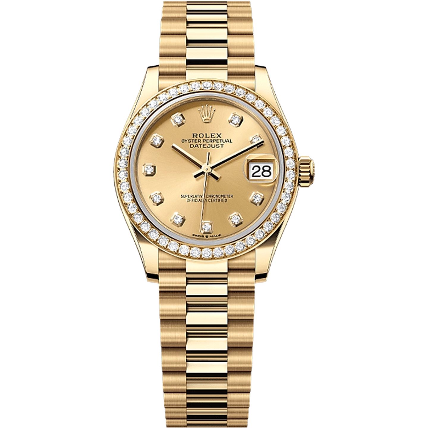Rolex Datejust 31 278288RBR (2025) - Champagne wijzerplaat 31mm Geelgoud (1/1)