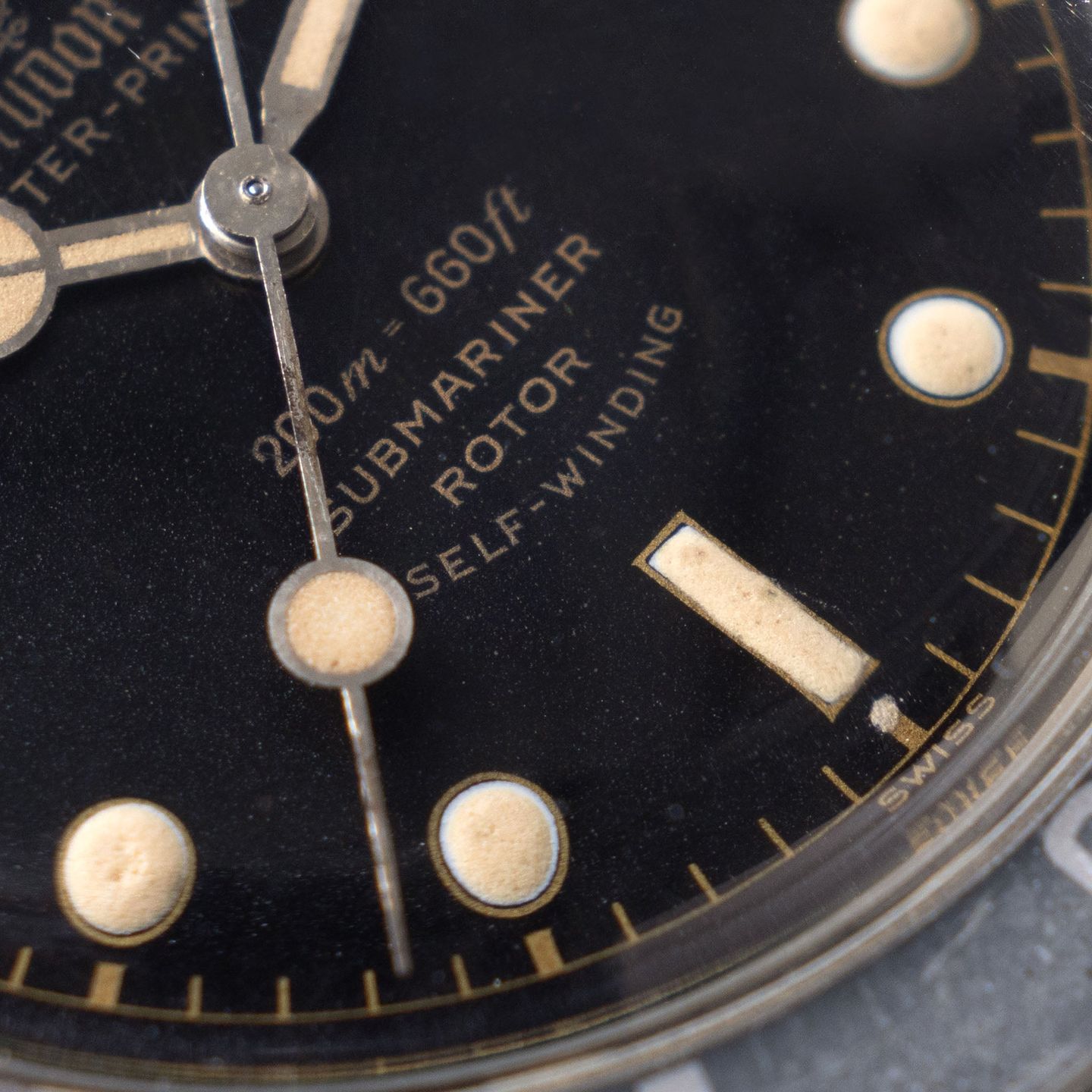 Tudor Submariner 7928 (1962) - Black dial 40 mm Steel case (7/8)