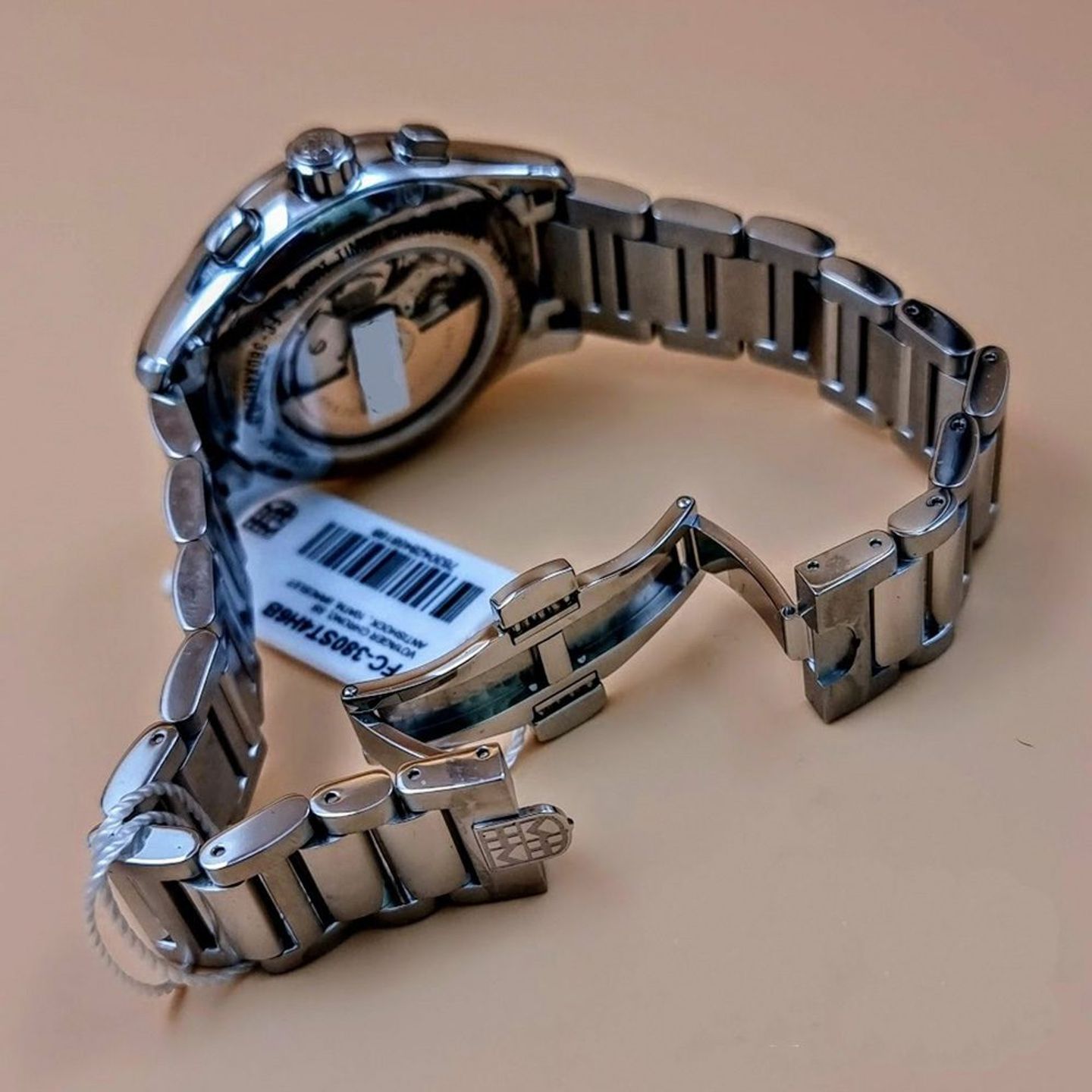 Frederique Constant Yacht Timer GMT FC-380ST4H6B (2025) - Wit wijzerplaat 42mm Staal (6/8)