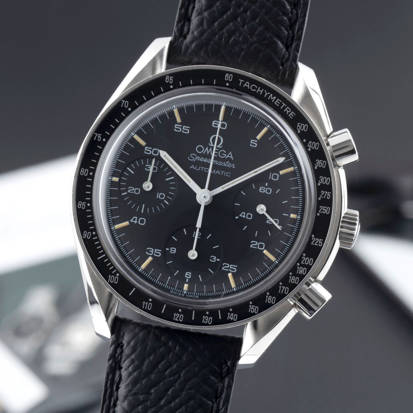Omega Speedmaster Reduced 3510.50.00 (1999) - Black dial 39 mm Steel case (3/8)