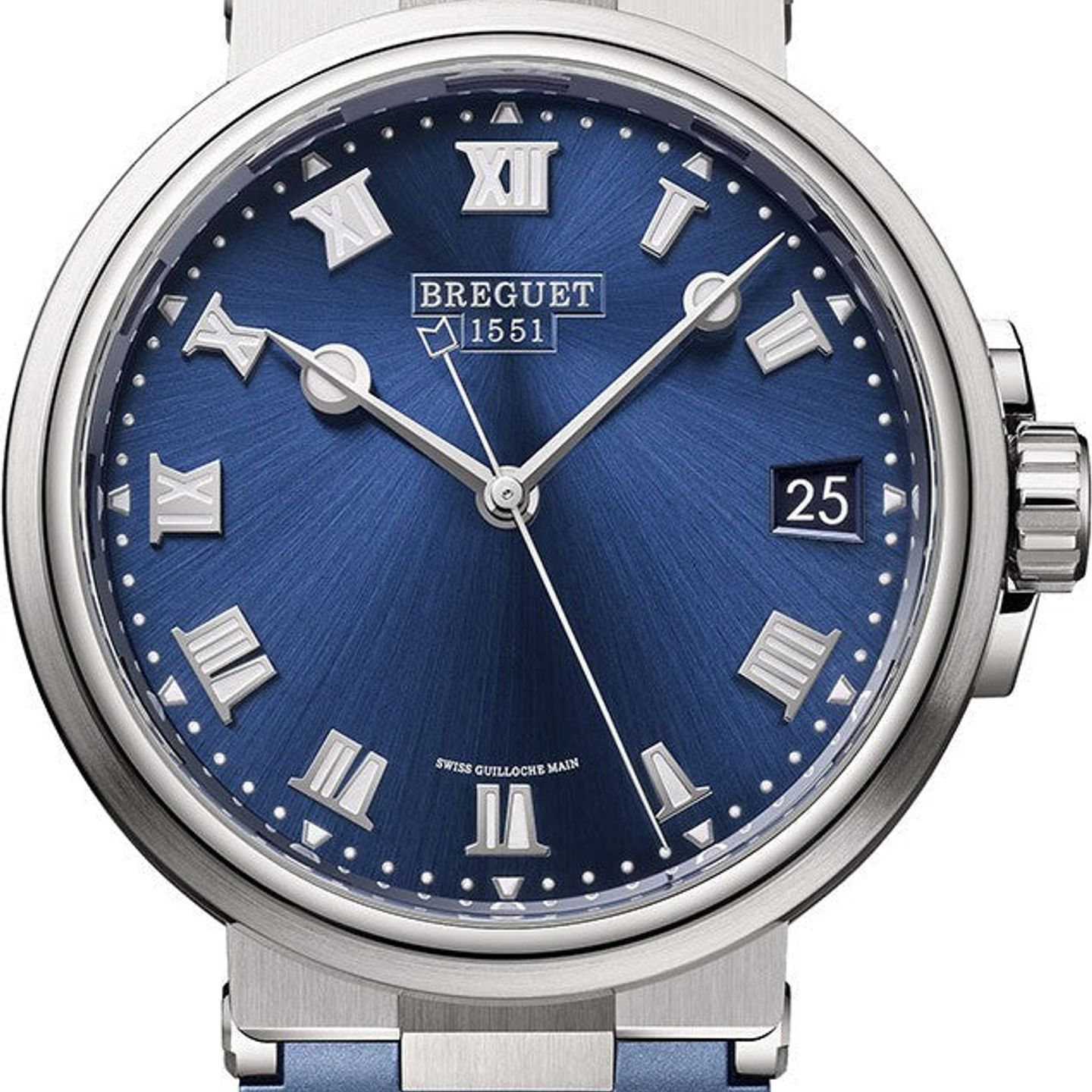 Breguet Marine 5517TI/Y1/5ZU (2025) - Blue dial 40 mm Titanium case (1/1)